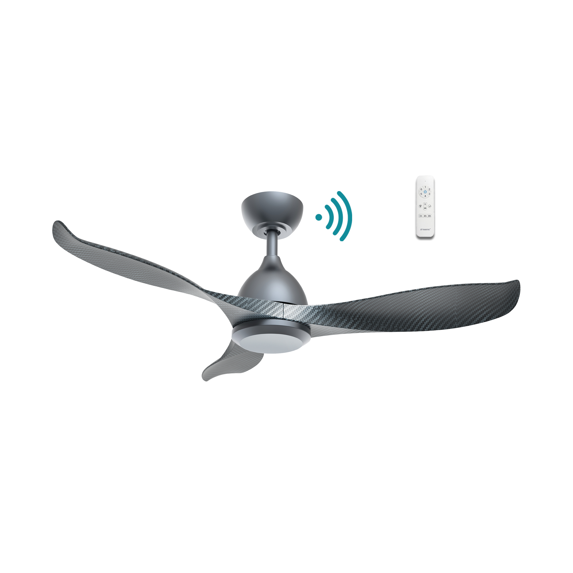 [MSDC133GC] SCORPION DC 52" SMART CEILING FAN WITH WIFI REMOTE CONTROL | GRAPHITE/CARBON BLADES