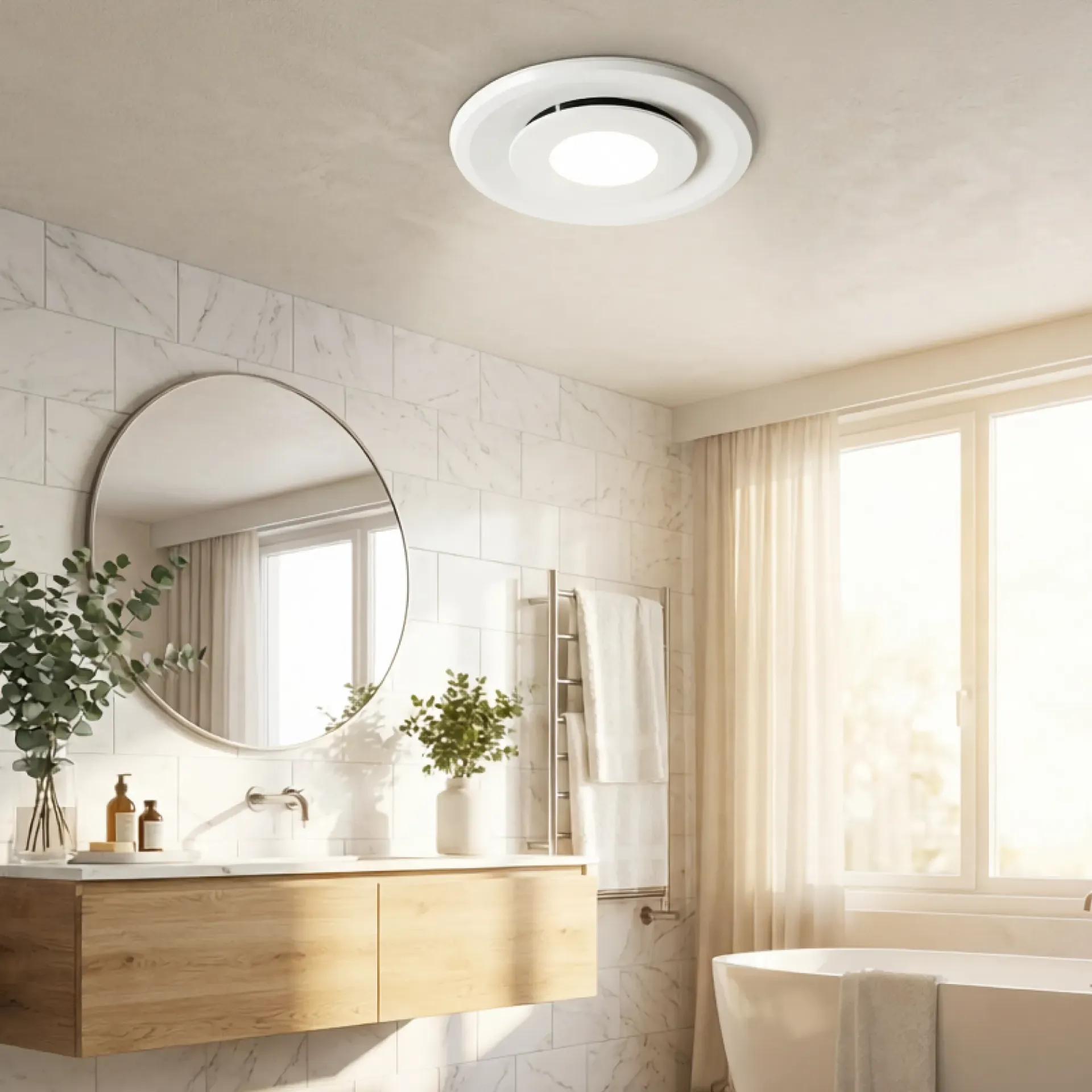 [5501046] Extract Halo EC 290 Exhaust Fan with Light - White