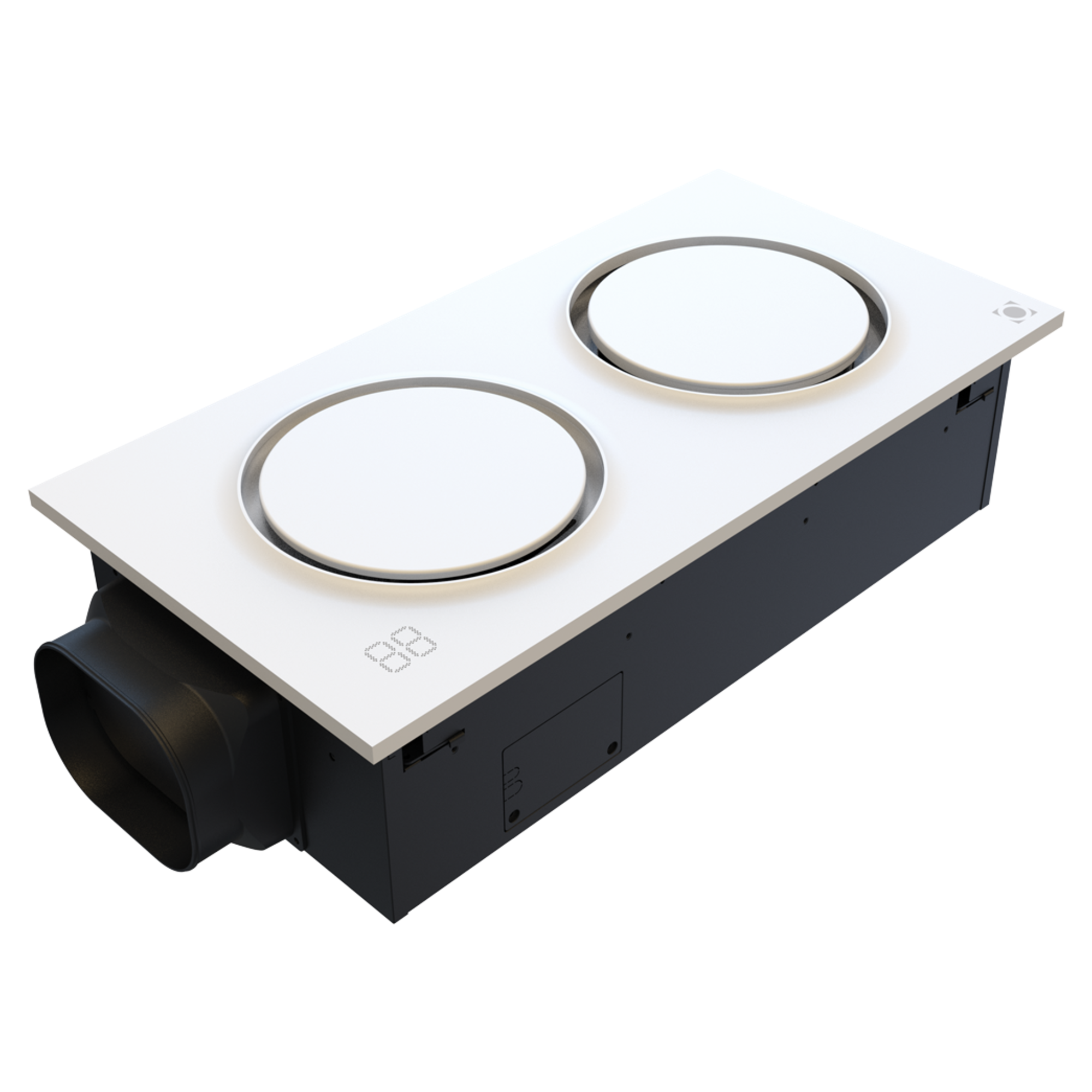 Domus Infinity Premium Slimline 6 in 1 Bathroom Heater with Exhaust Fan and LED Light