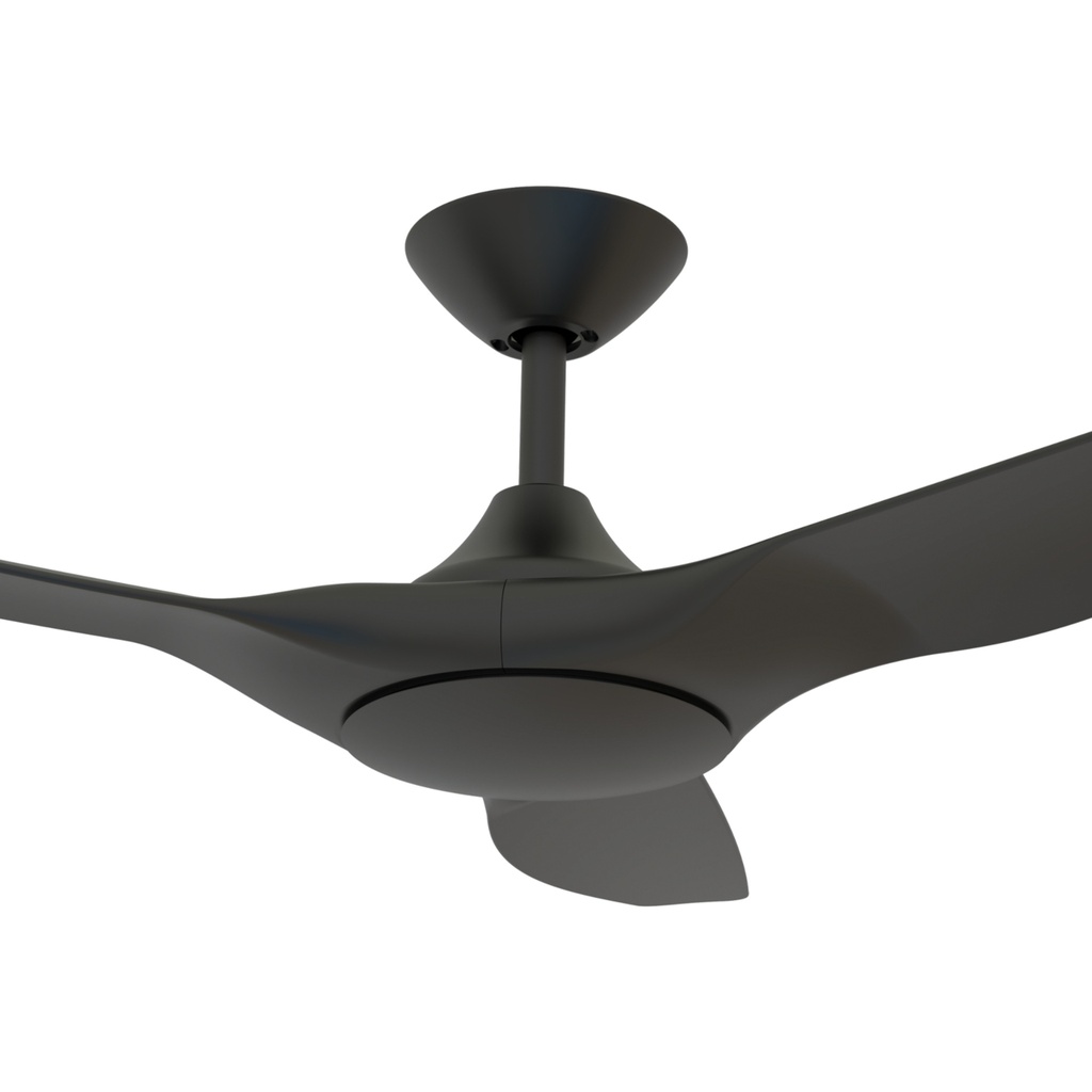 [60131] Domus Strike 48" DC Ceiling Fan with Remote (Black)