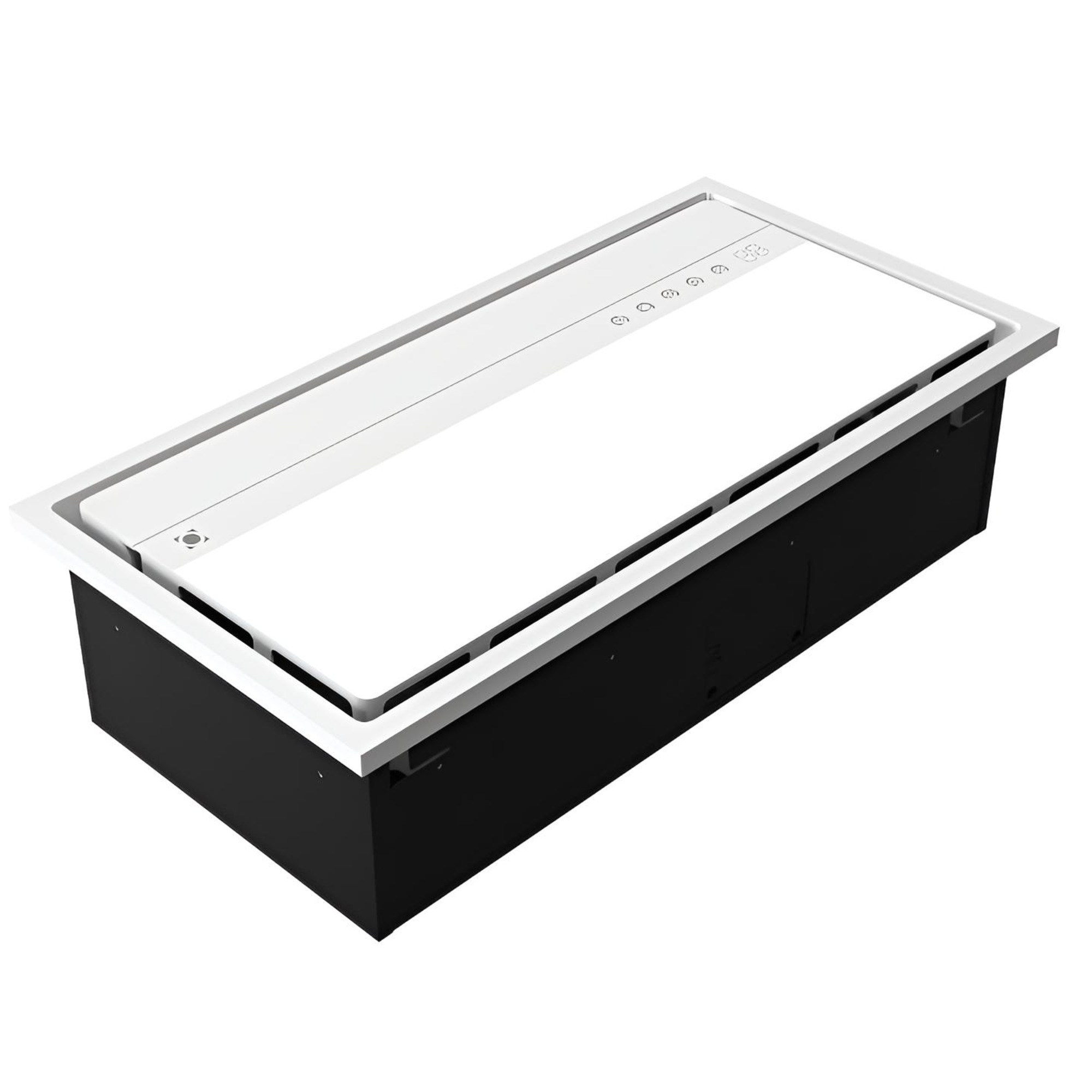 [293575] Domus Stream 6 in 1 Bathroom Heater with Oscillating Heat & LED Light