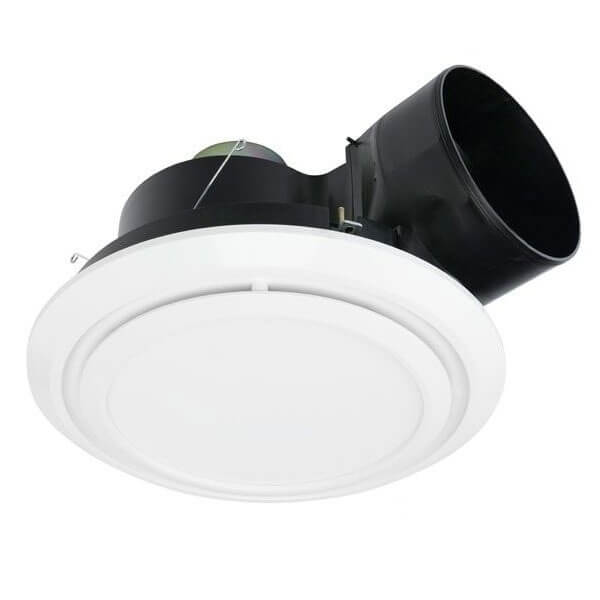 [ECFCLL44W] Fanco Luna Quiet Boost 250 Round Exhaust Fan With CCT LED Light