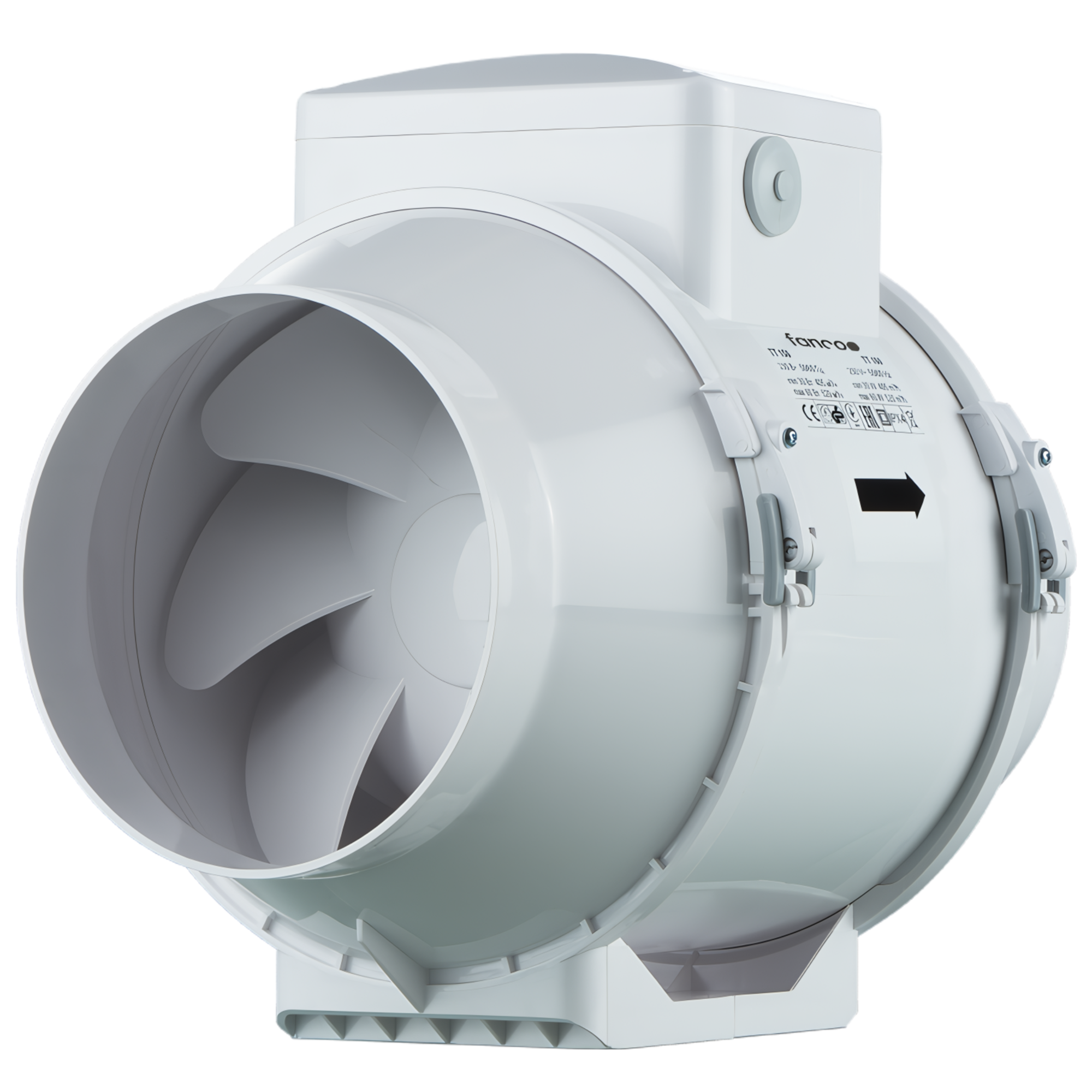 [EXVUTT150] Fanco TT Mixflow Inline Exhaust Fan (150mm)