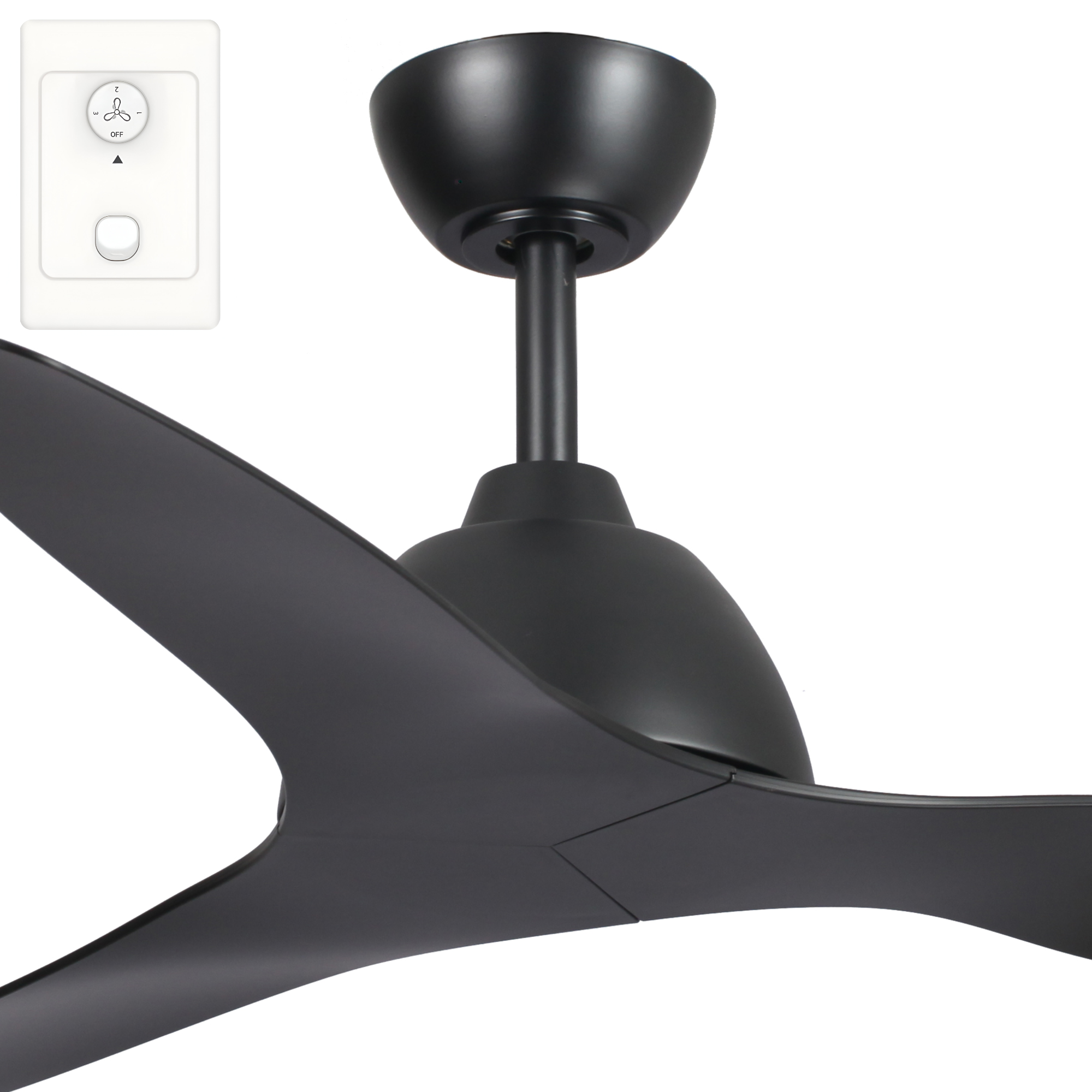 Fanco Breeze 52" AC Ceiling Fan with Wall Controller
