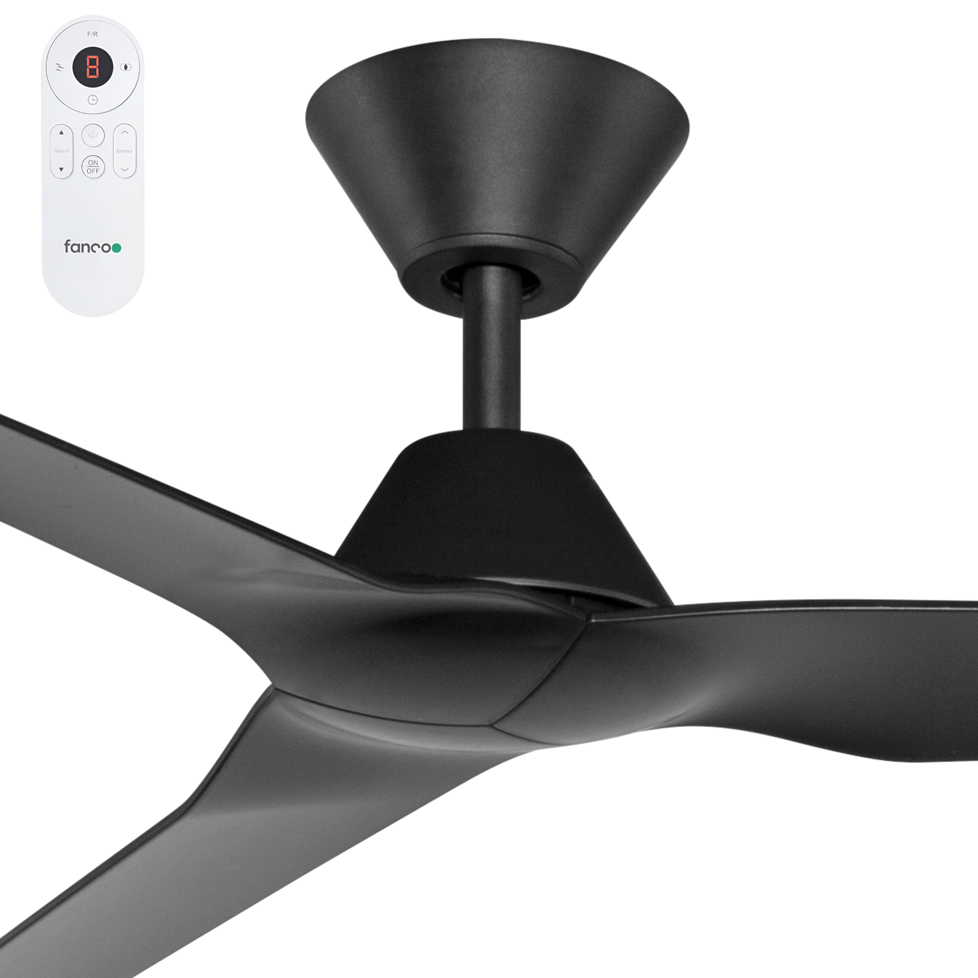 [CFFCINID24BL F8030/202B] Fanco Infinity-iD 54" DC Smart Ceiling Fan with Remote