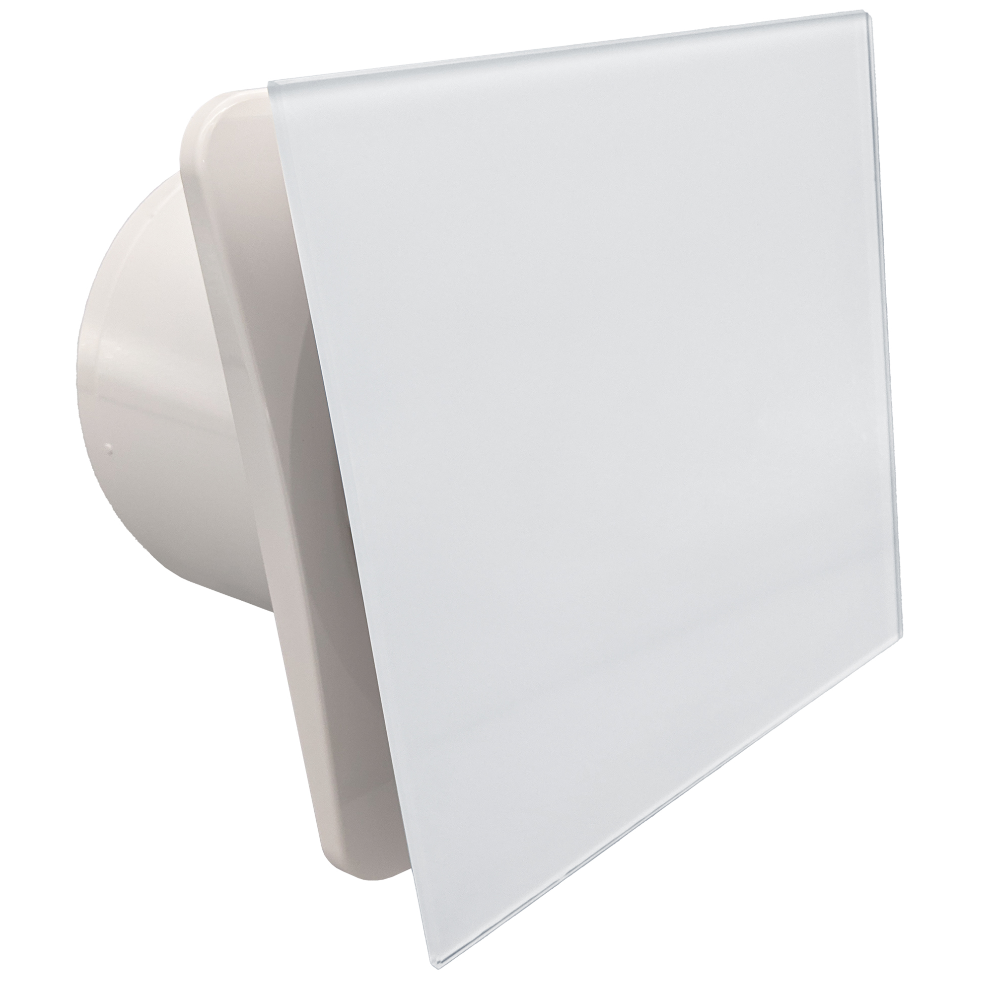 [289068] Fanco Dynamic 150 Square Wall/Ceiling Exhaust Fan with Glass Panel