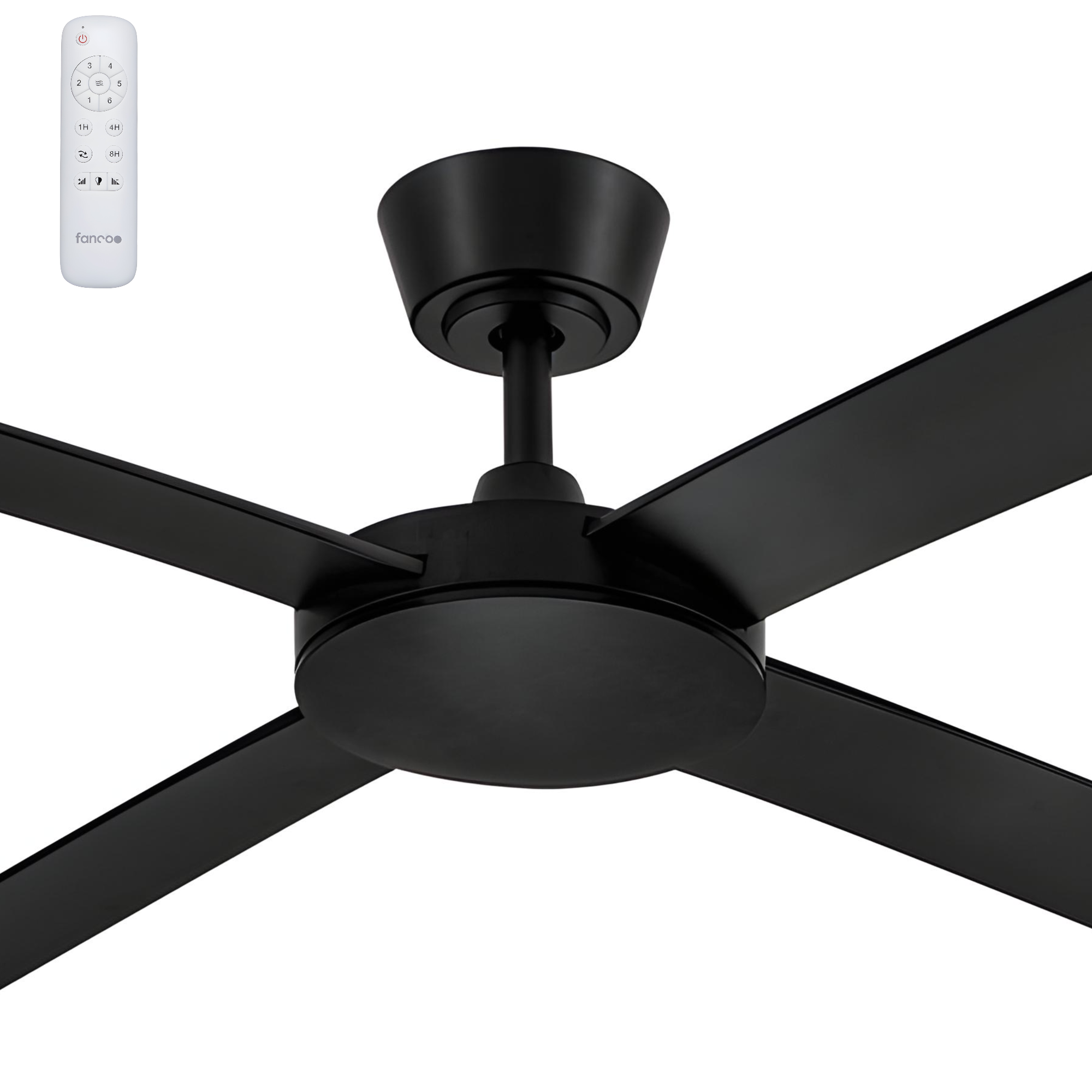 [CFFCES53BL F1120/202C] Fanco Eco Silent Pro 52" DC Ceiling Fan with Remote