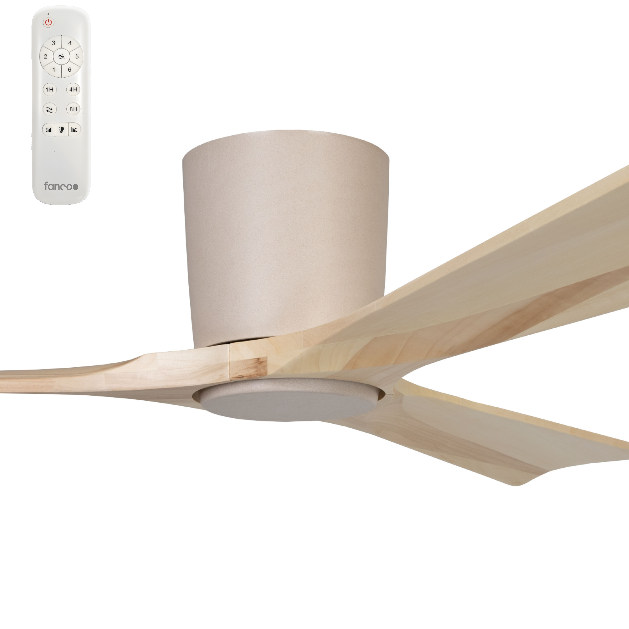 Fanco EarthFirst Gaia 48" DC Ceiling Fan with Base Cap and Remote