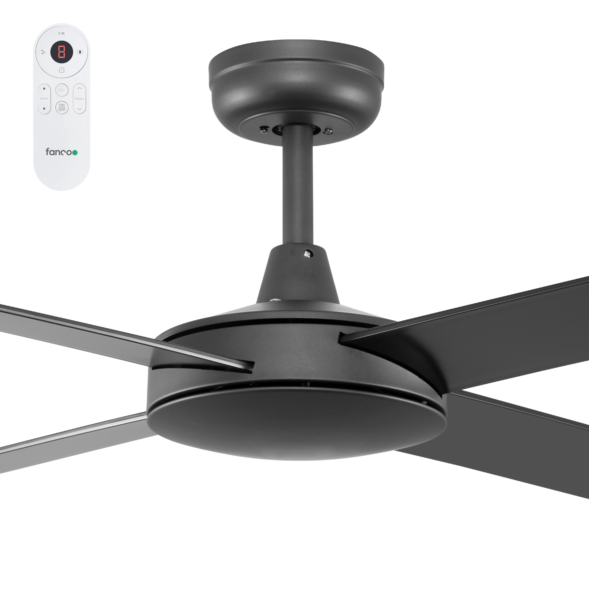 [283372] Fanco Eco Silent Deluxe 52" Smart DC Ceiling Fan with Remote Control