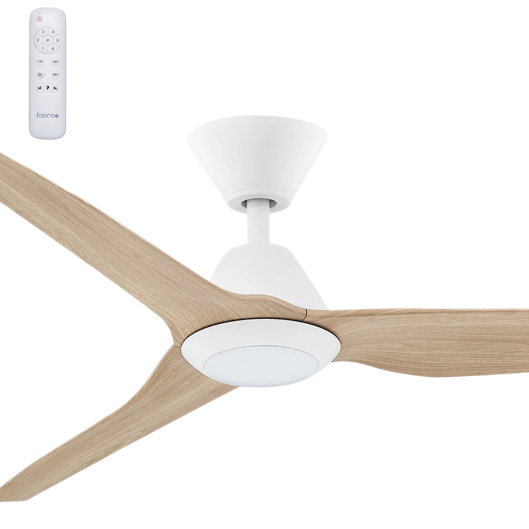 [CFFCINID34LWHNA F8031/121C] Fanco Infinity-iD V3 54" DC Ceiling Fan with 3CCT LED Light and Remote