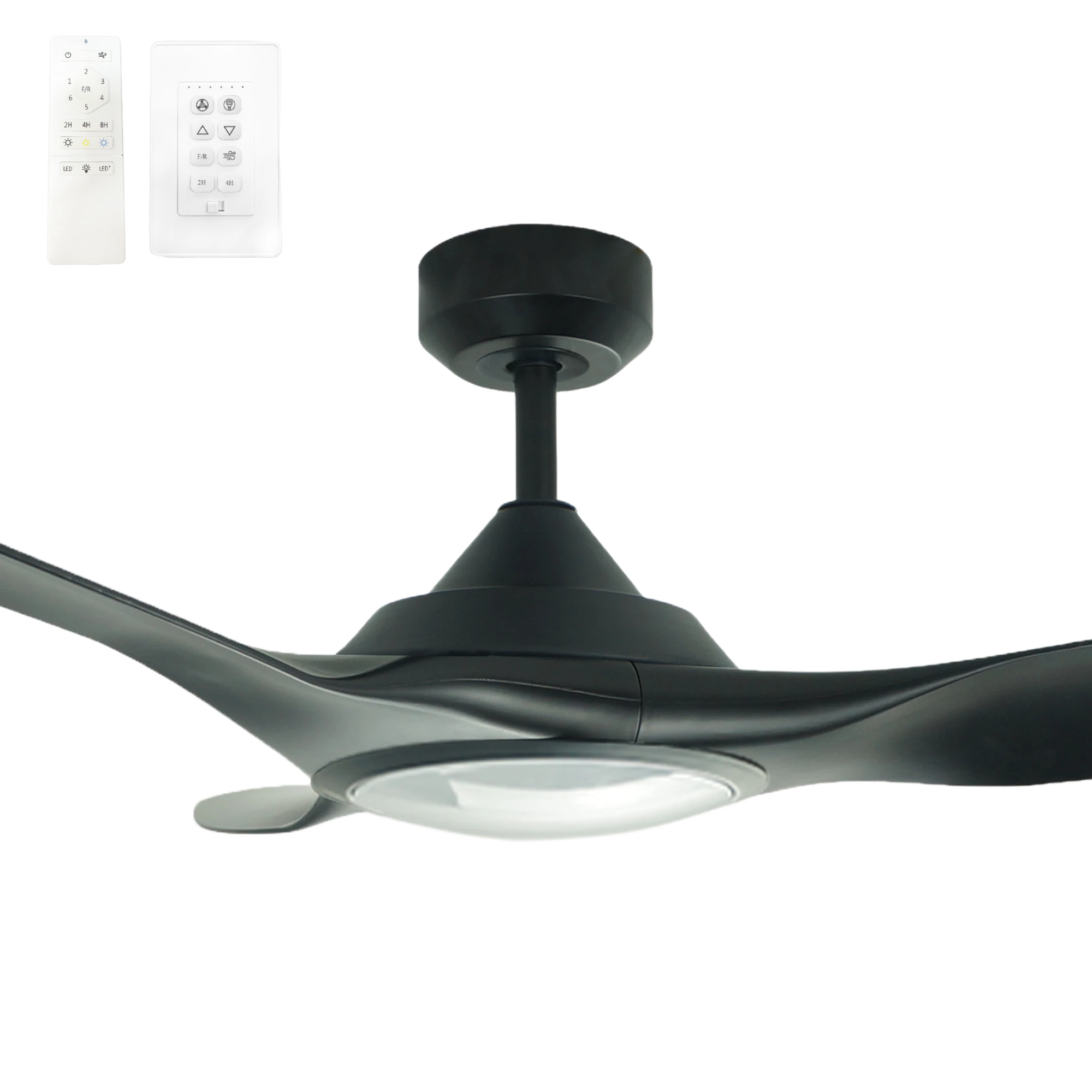 Vencha Raven RWS 64" DC Smart Ceiling Fan with Light Kit