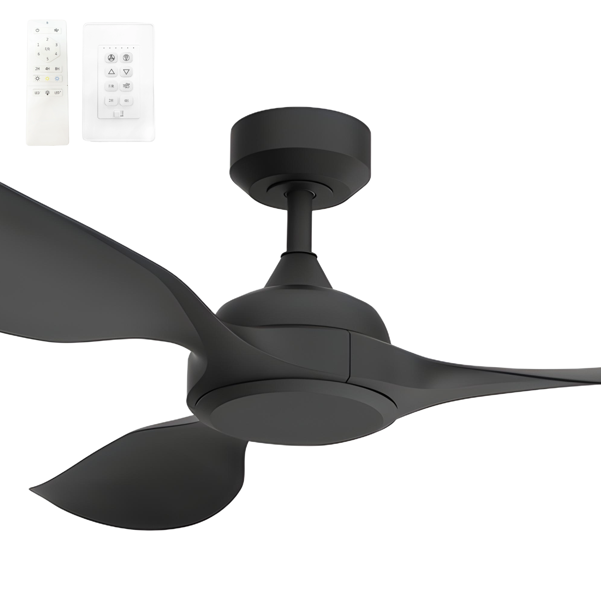 [5507281] Vencha Ranger RWS 52" DC Smart Ceiling Fan with Tricontrol (BLACK)