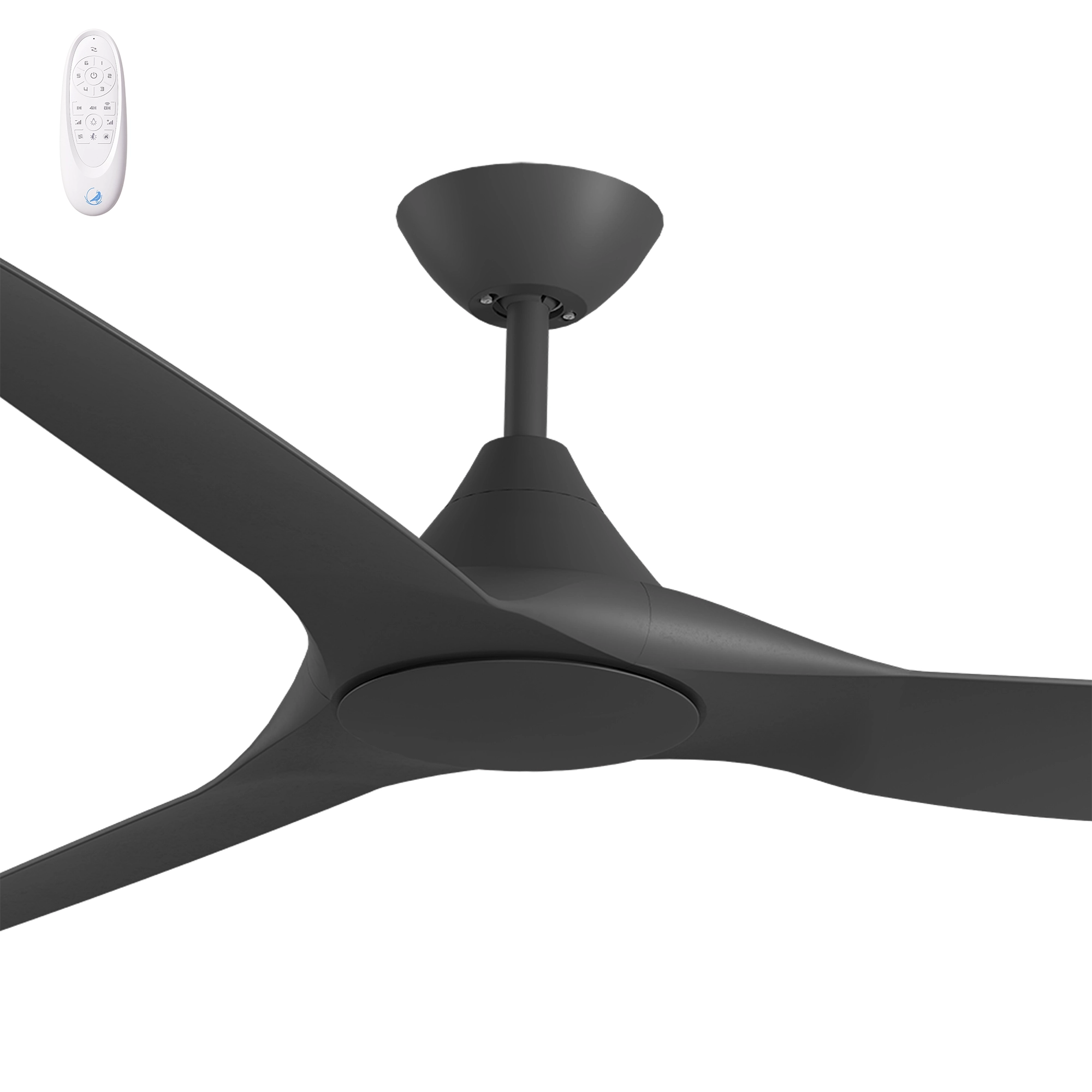 [CFT-360B-BK] Calibo Smart CloudFan 60" (1520mm) ABS Energy Efficient DC Ceiling Fan and Remote (Black)