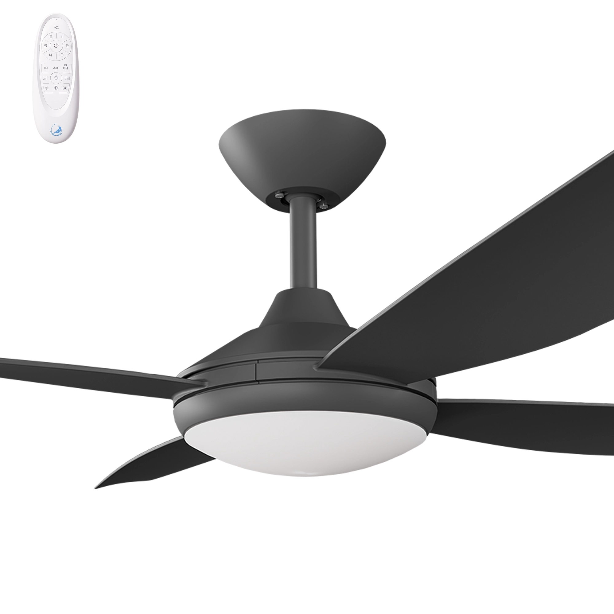 Calibo Vanga 52" DC Smart Ceiling Fan with LED Light and Remote Control
