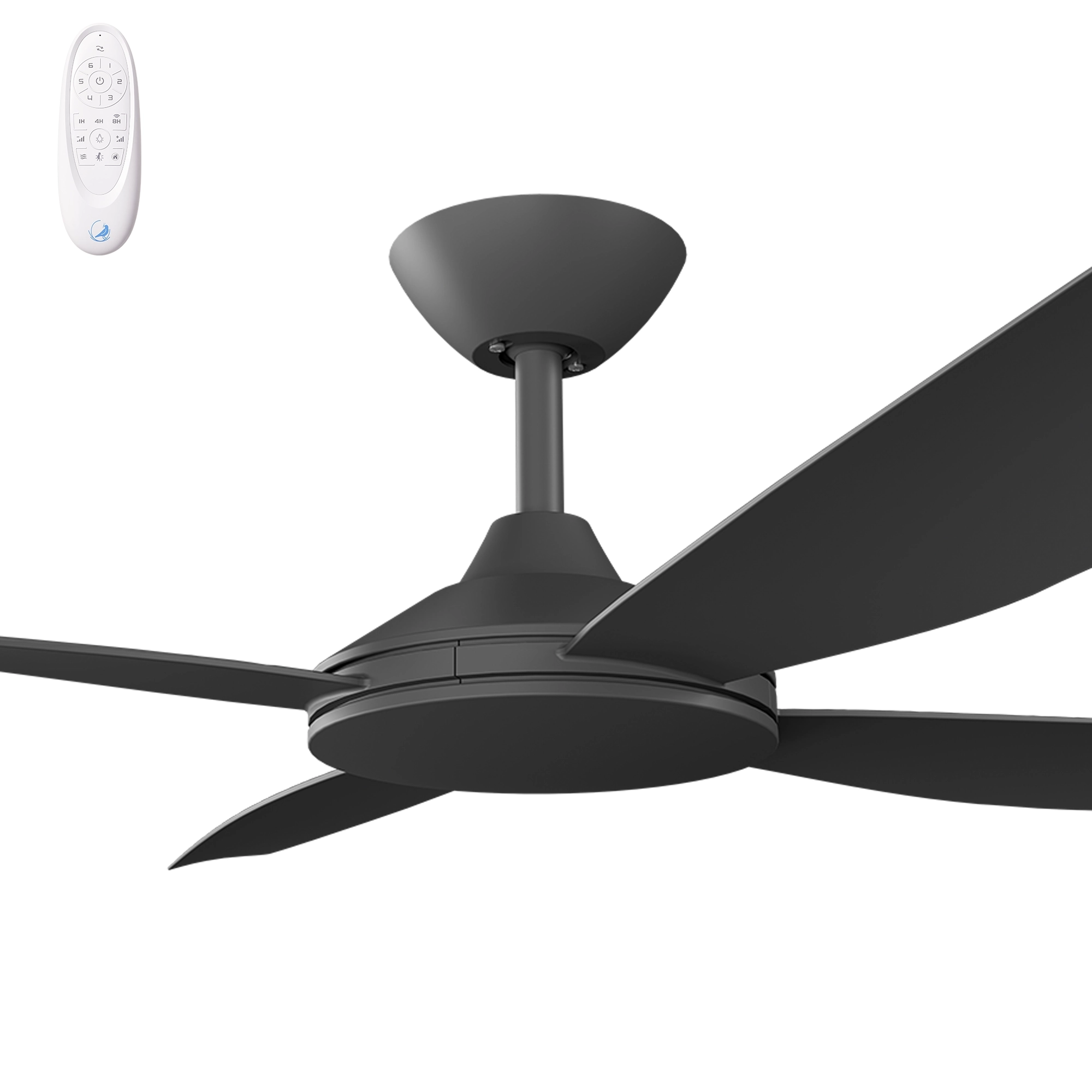 [VAN-452B-BK] Calibo Vanga 52" DC Smart Ceiling Fan with Remote Control (BLACK)