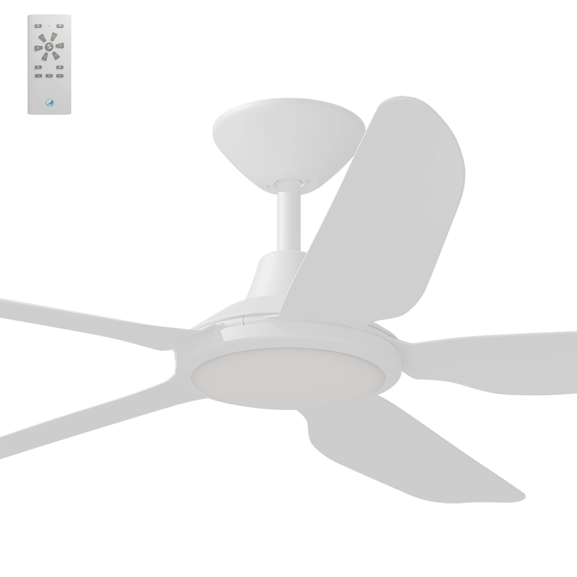 Calibo Storm 48" (1220mm) 5 Blade 18W Tricolour LED Light Indoor/Outdoor DC Ceiling Fan & Remote