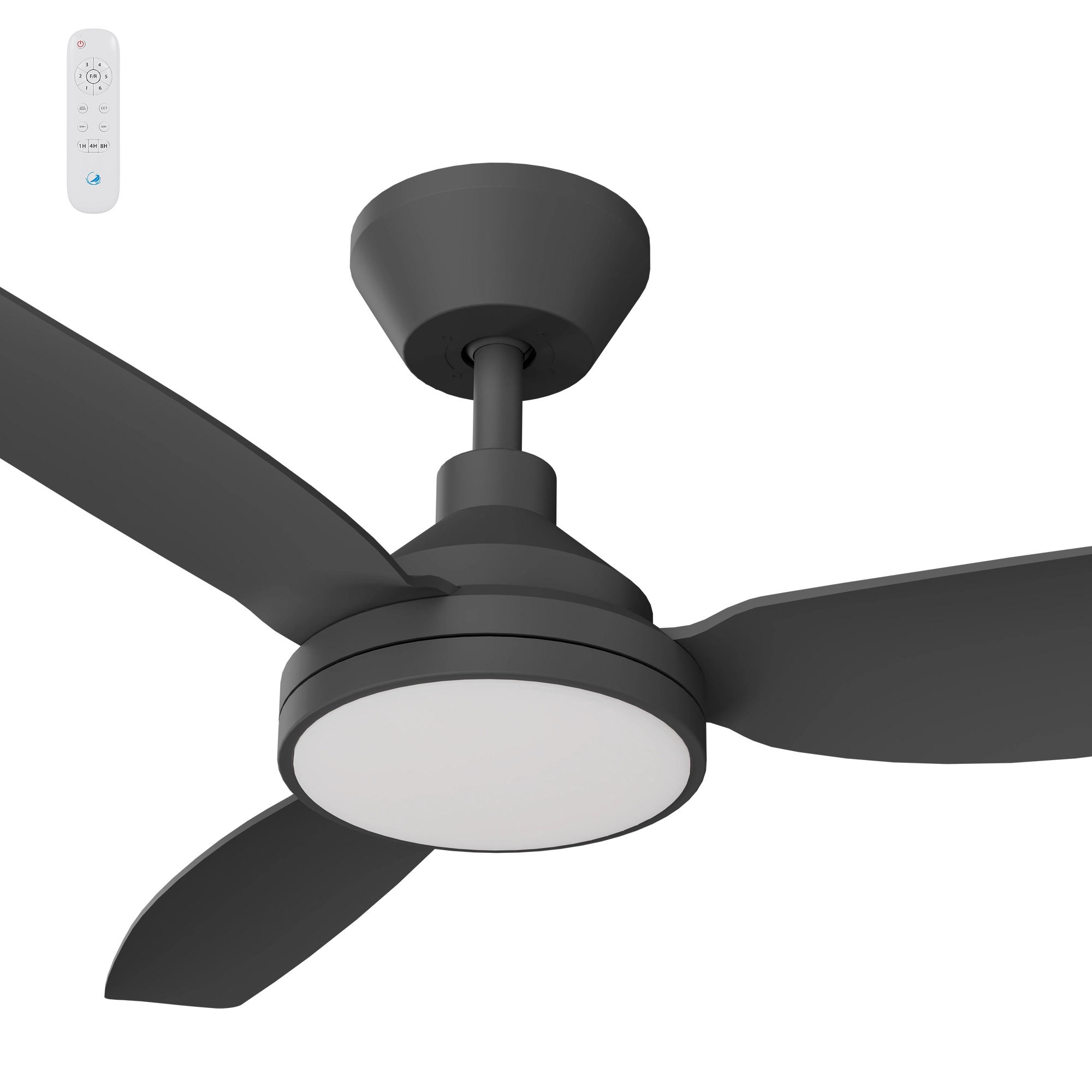 Calibo Clayfield 48" DC Ceiling Fan with LED Light and Remote