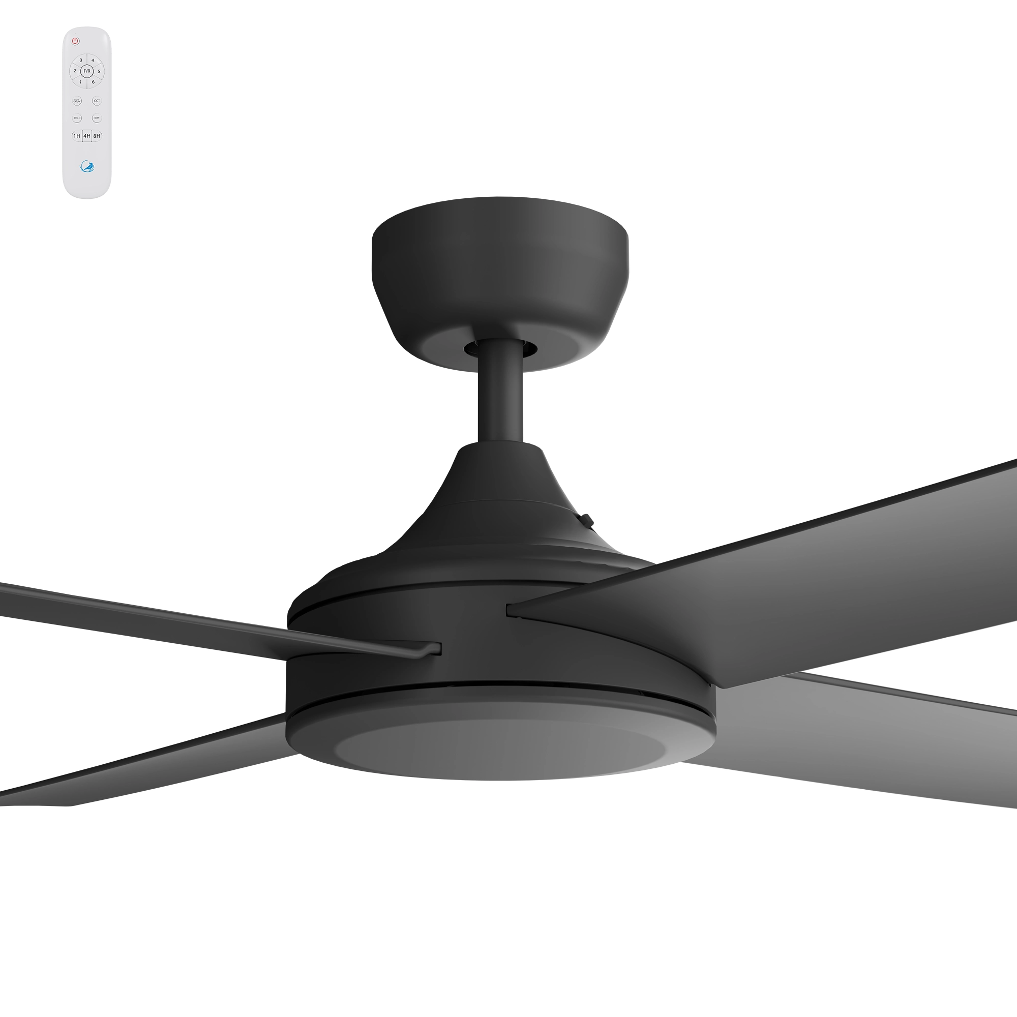 [BDP-452-BK] Calibo Breeze Silent Pro 52" DC Ceiling Fan with Remote Control (BLACK)