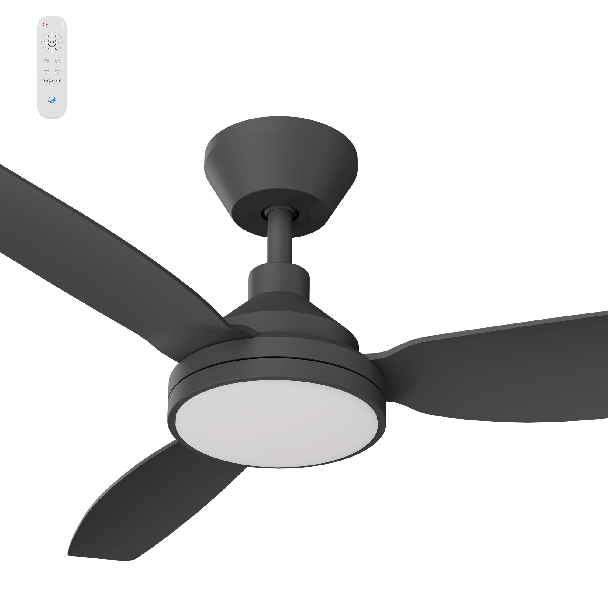 Calibo Clayfield 52" DC Ceiling Fan with LED Light and Remote