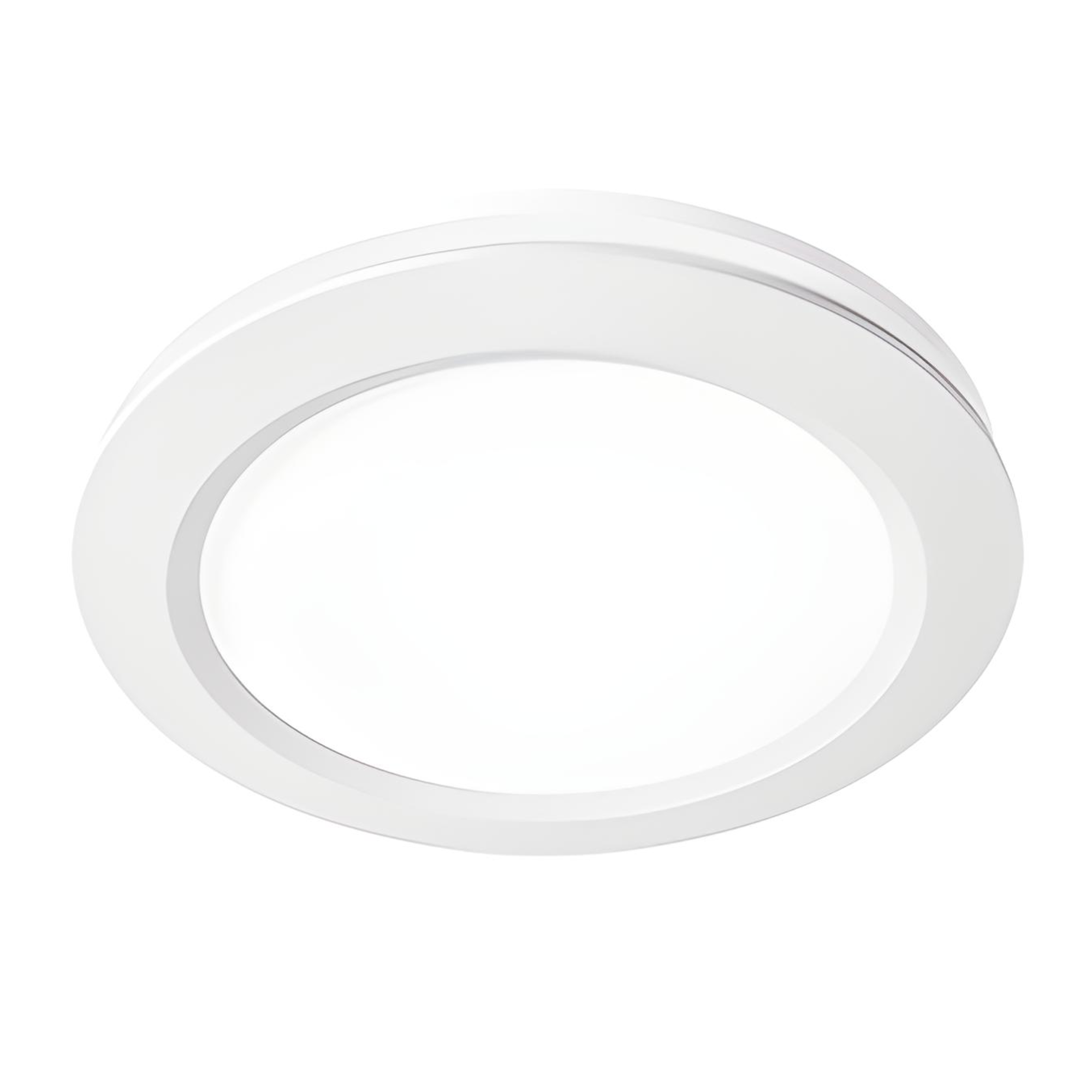 [MXFSLR20W] Saturn Matte White Round Exhaust Fan with CCT LED Light IPX4 (Small)