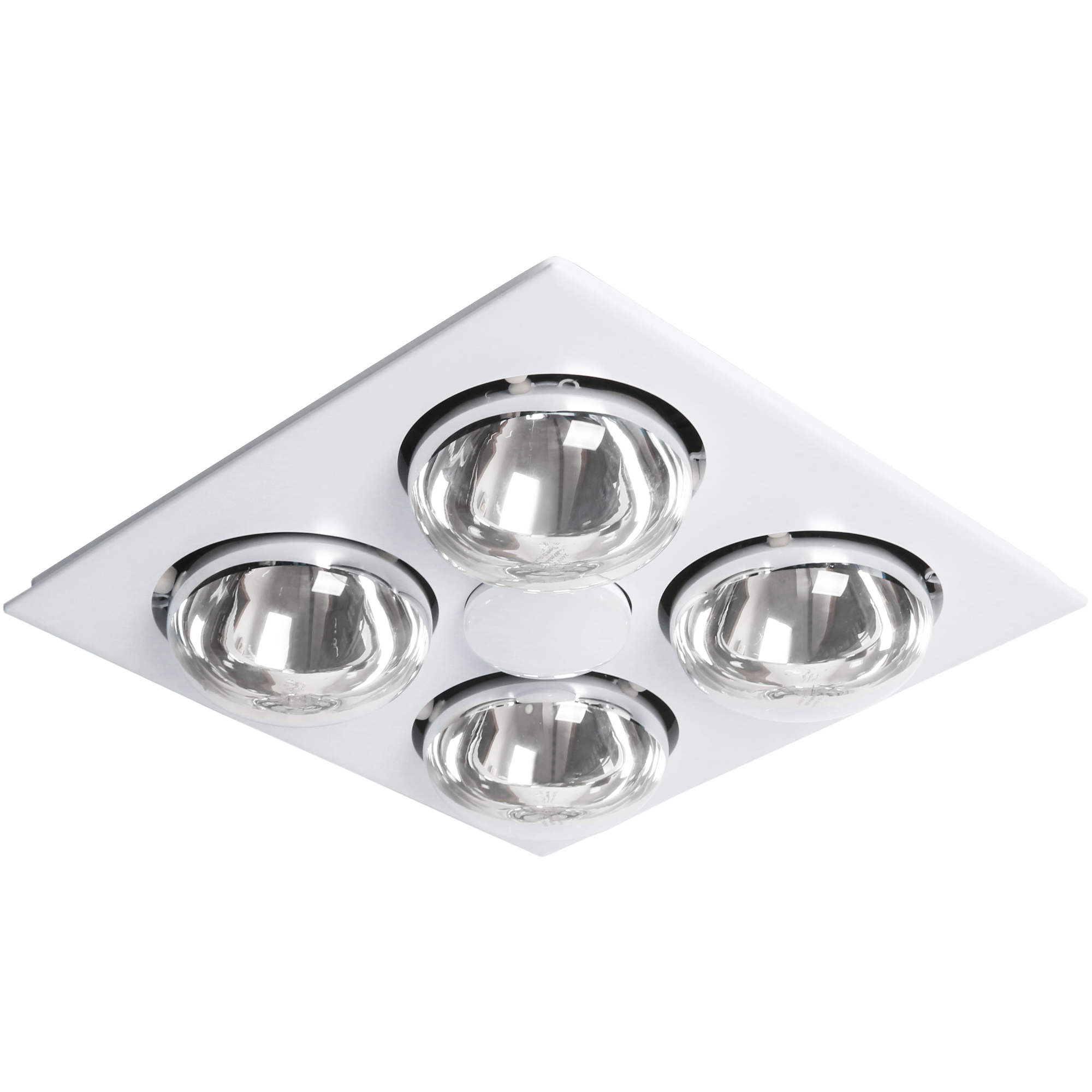 [MBHS4LW] Martec Striker 4 Panel 3 in 1 Bathroom Exhaust Fan and Heater with Tricolour LED Light