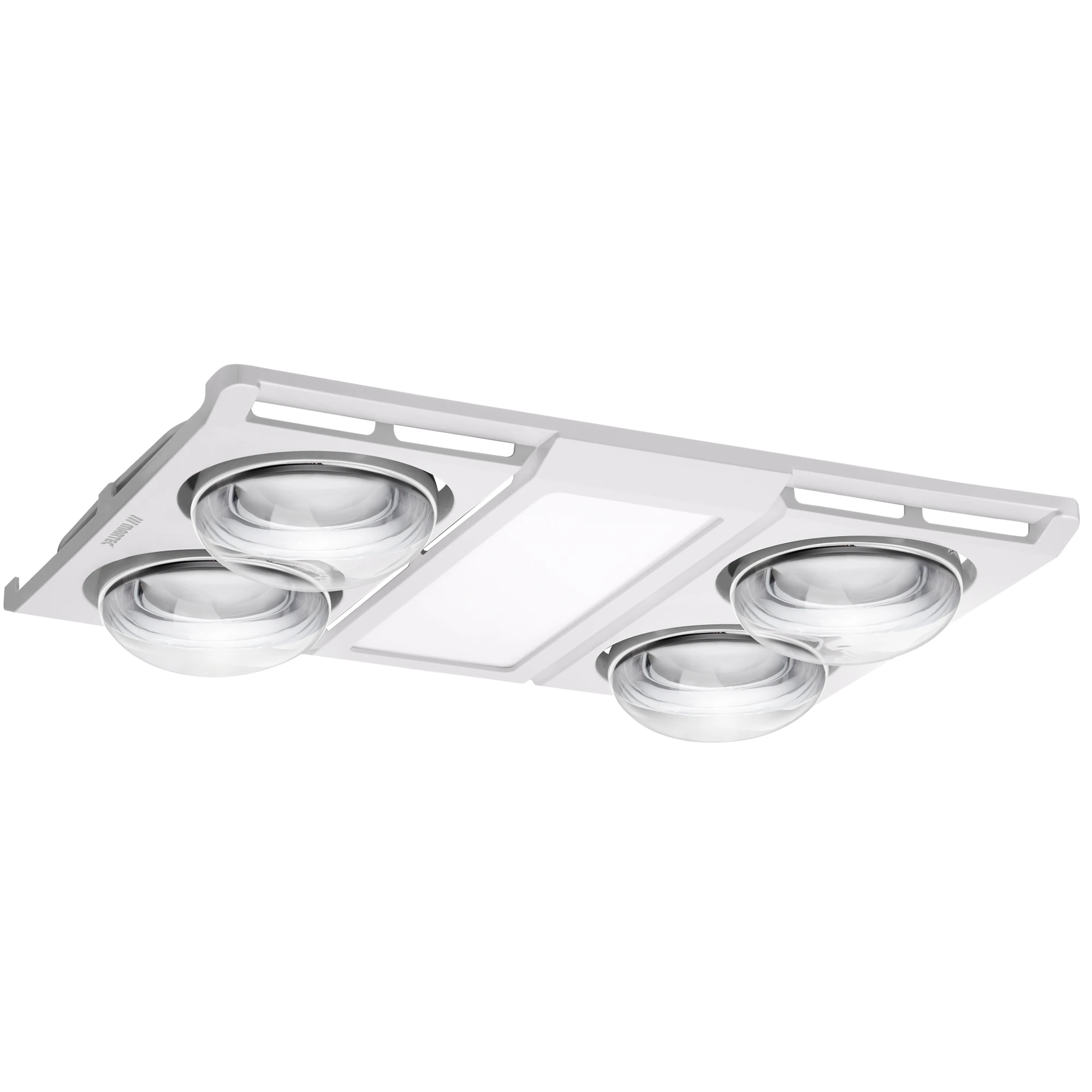 [MBHN4LW] Martec Profile Panel 4 Bathroom 3 in 1 Exhaust Fan with LED Light and Heat