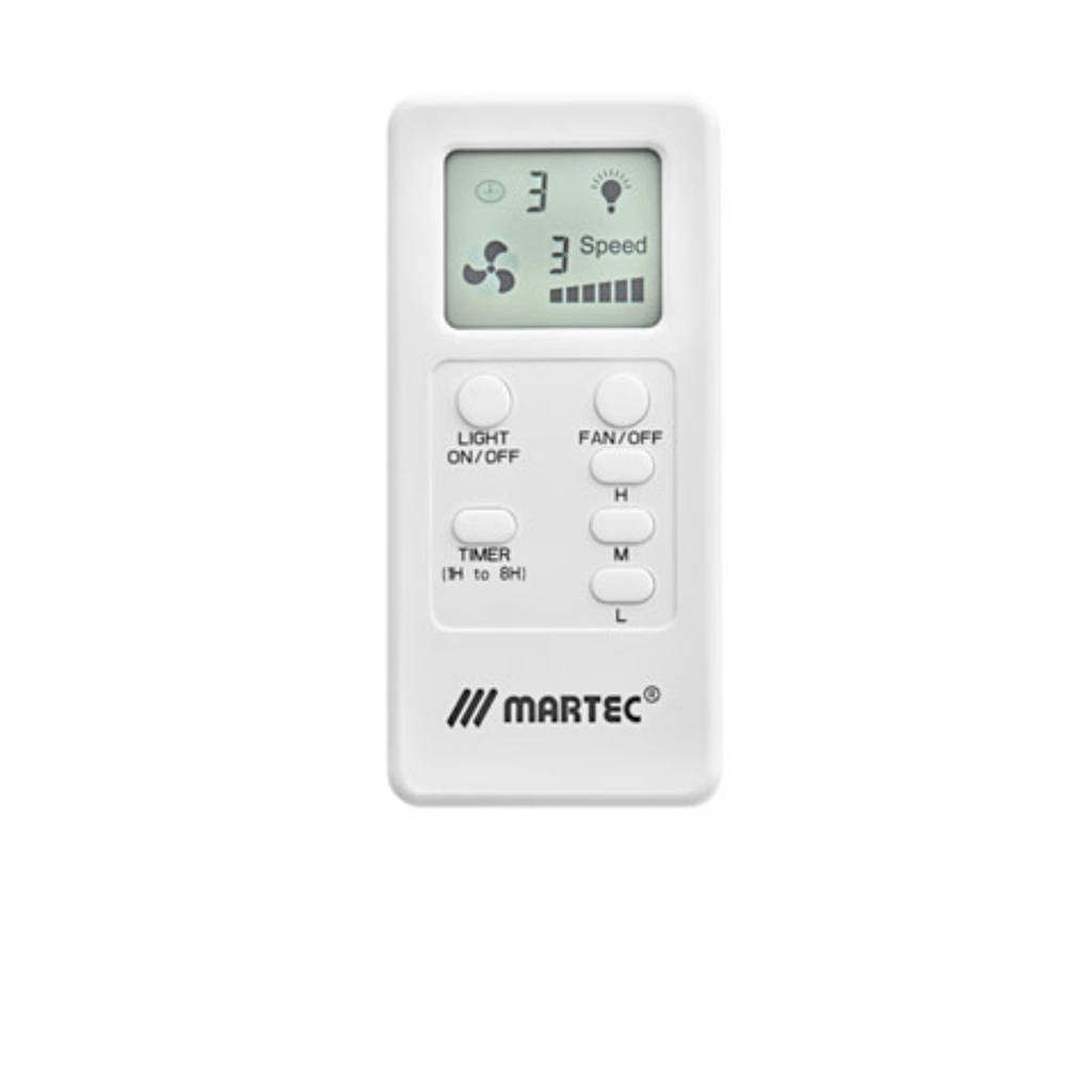 [MPLCDS] Martec Premium LCD Slimline Remote Control Kit - 3 Speed, Step Dimmer, And Timer