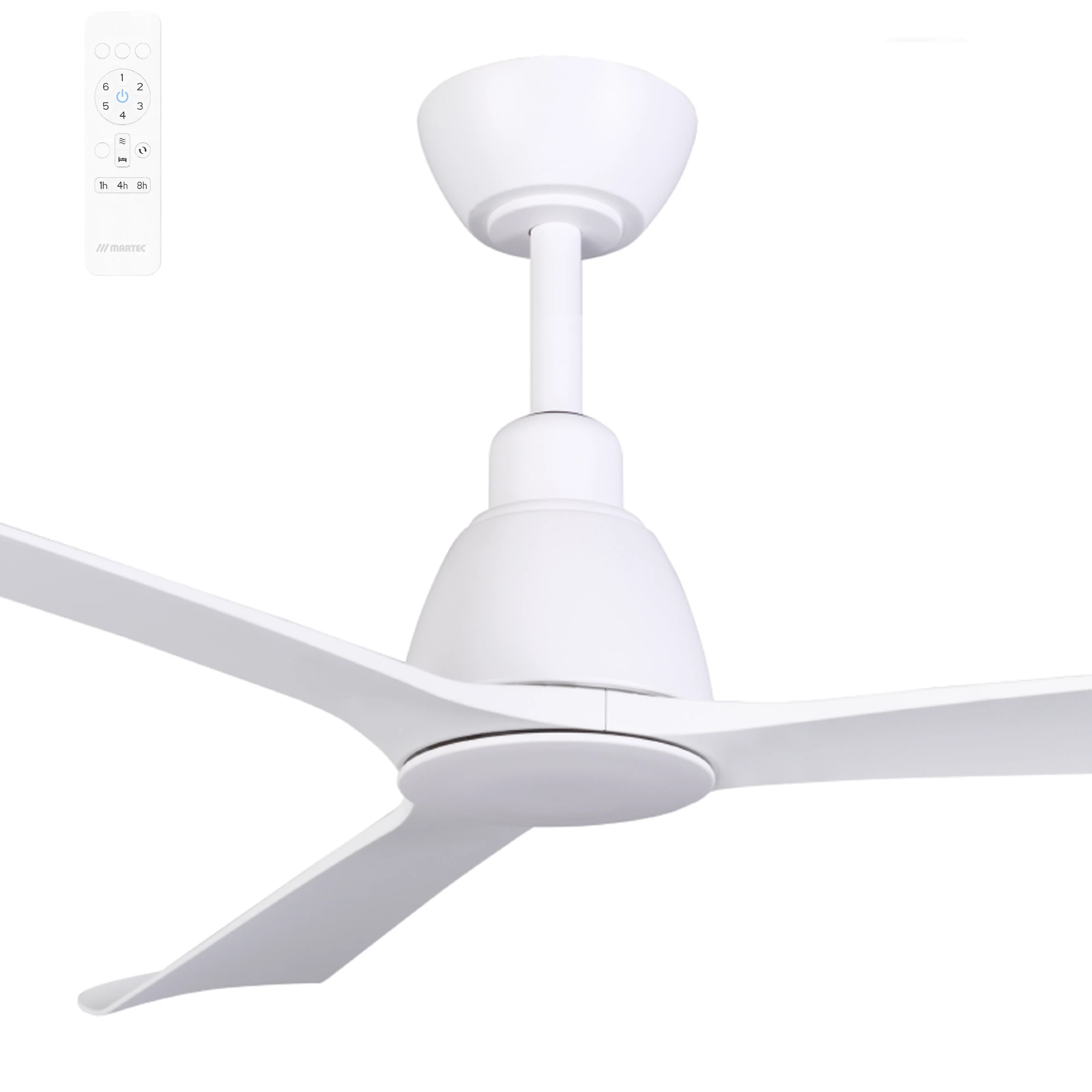 [MDCP133W] Martec Polo 52" DC Smart Ceiling Fan with Remote Control (white)
