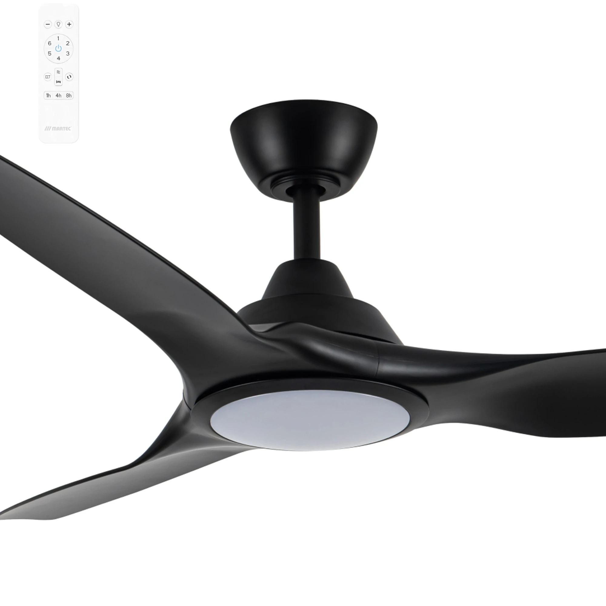 Martec Impact 52" DC Smart Ceiling Fan with 24W Dimmable LED Light and Remote Control