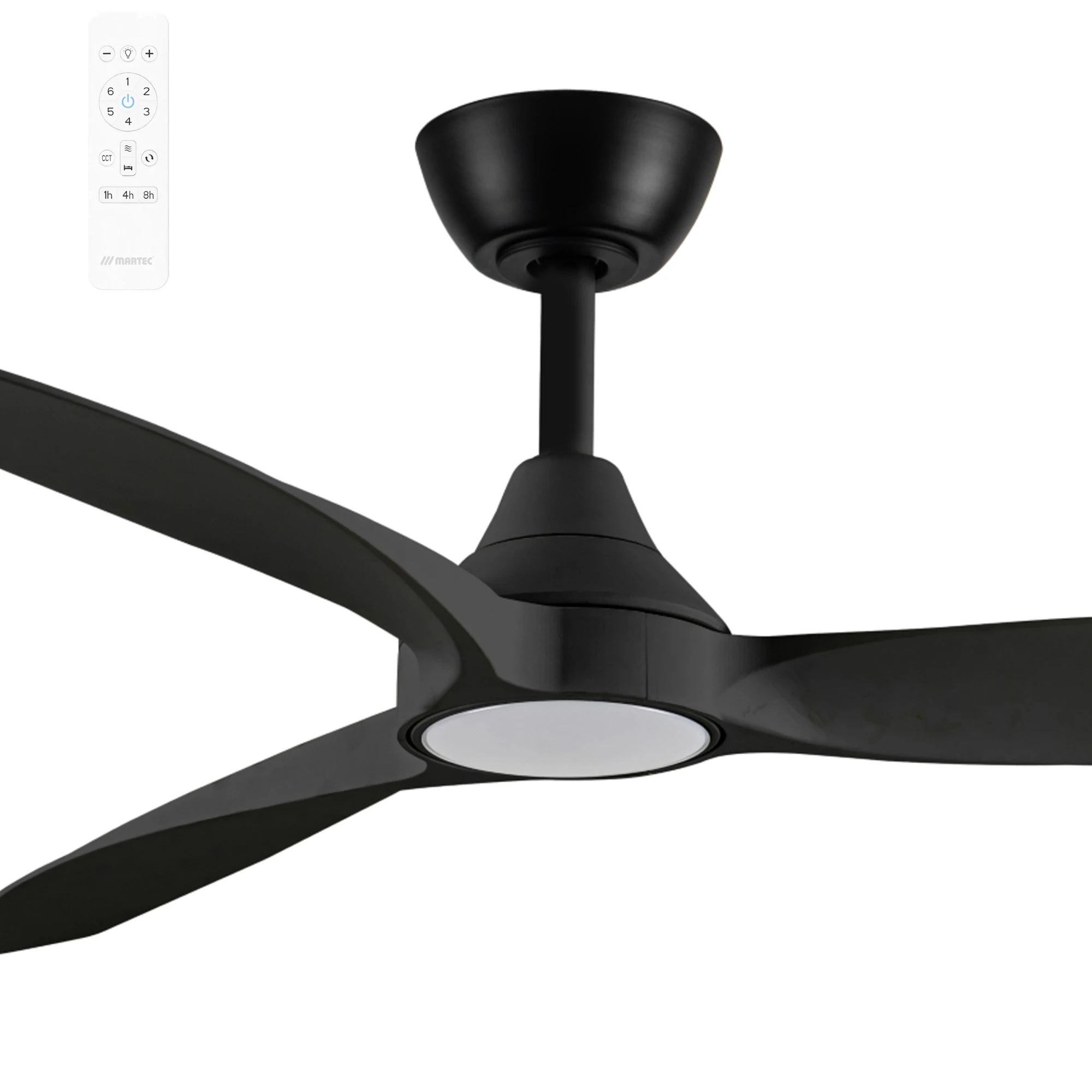 Martec Seaforth 52" DC Smart Ceiling Fan with 16W Dimmable LED Light and Remote Control