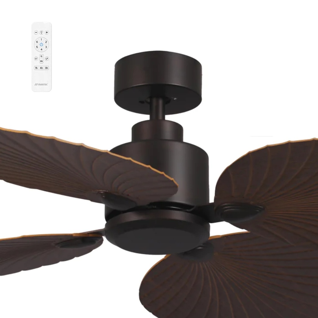 [MKDC124OB] Martec Kingston 50" Smart DC Ceiling Fan with Remote (Old BRonze & Walnut)
