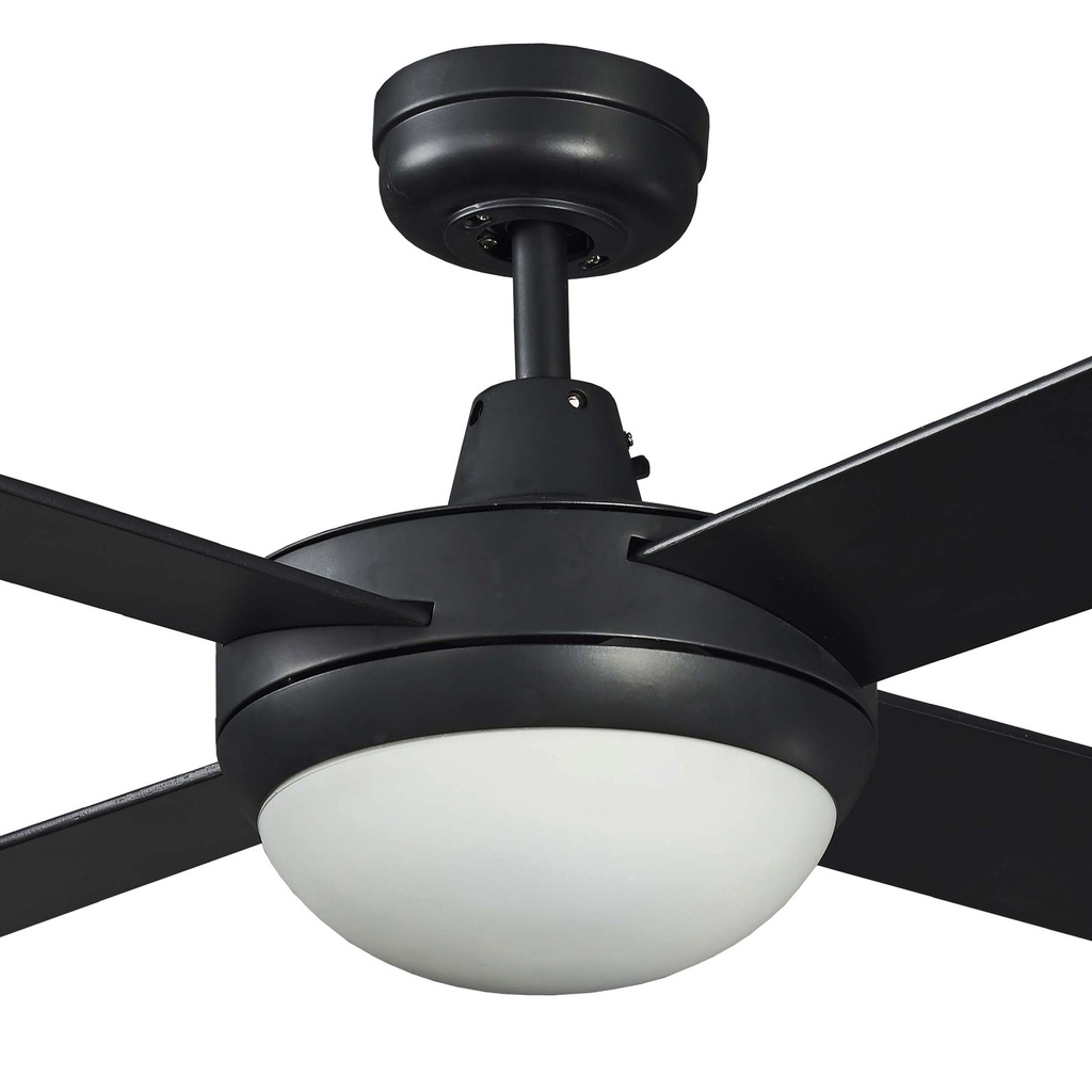 [DLS1344M] Martec Lifestyle 52" Ceiling Fan With 2 x E27 Light (Black)