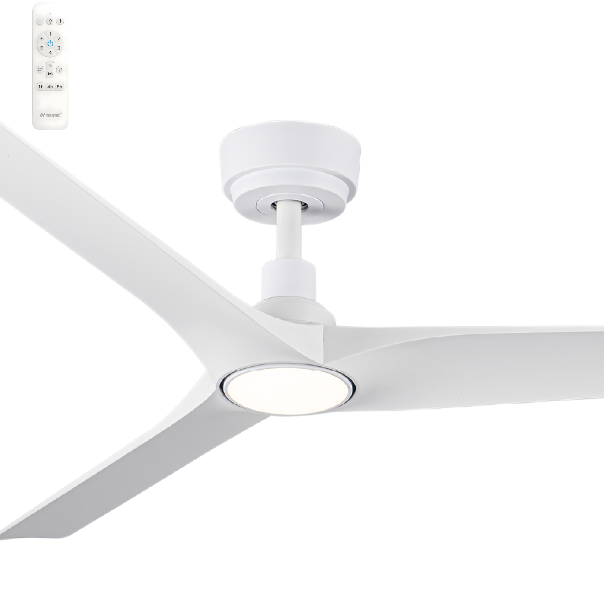 [MCDC1333W] Martec Cordoba 52" DC Smart Ceiling Fan with LED Light and WiFi Remote (white)