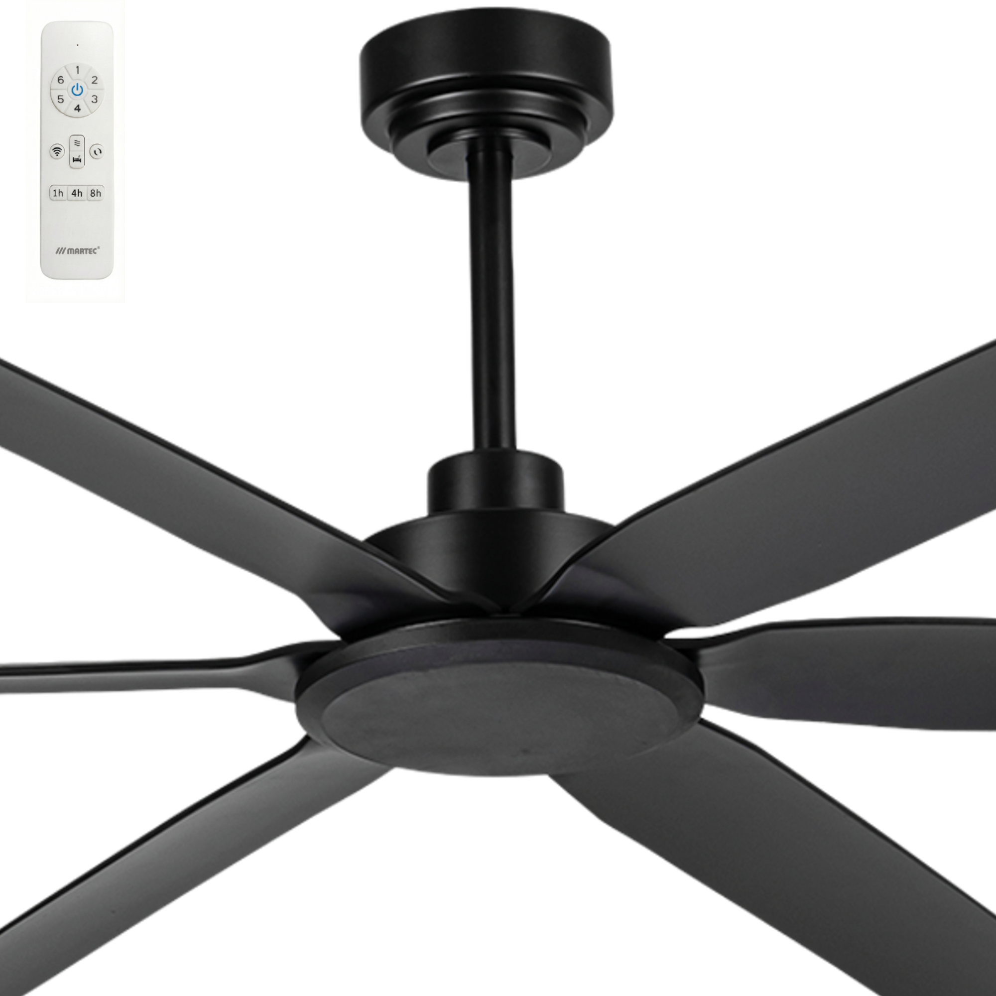 Martec Osprey Extra Large 80" Smart DC Ceiling Fans with WiFi Remote