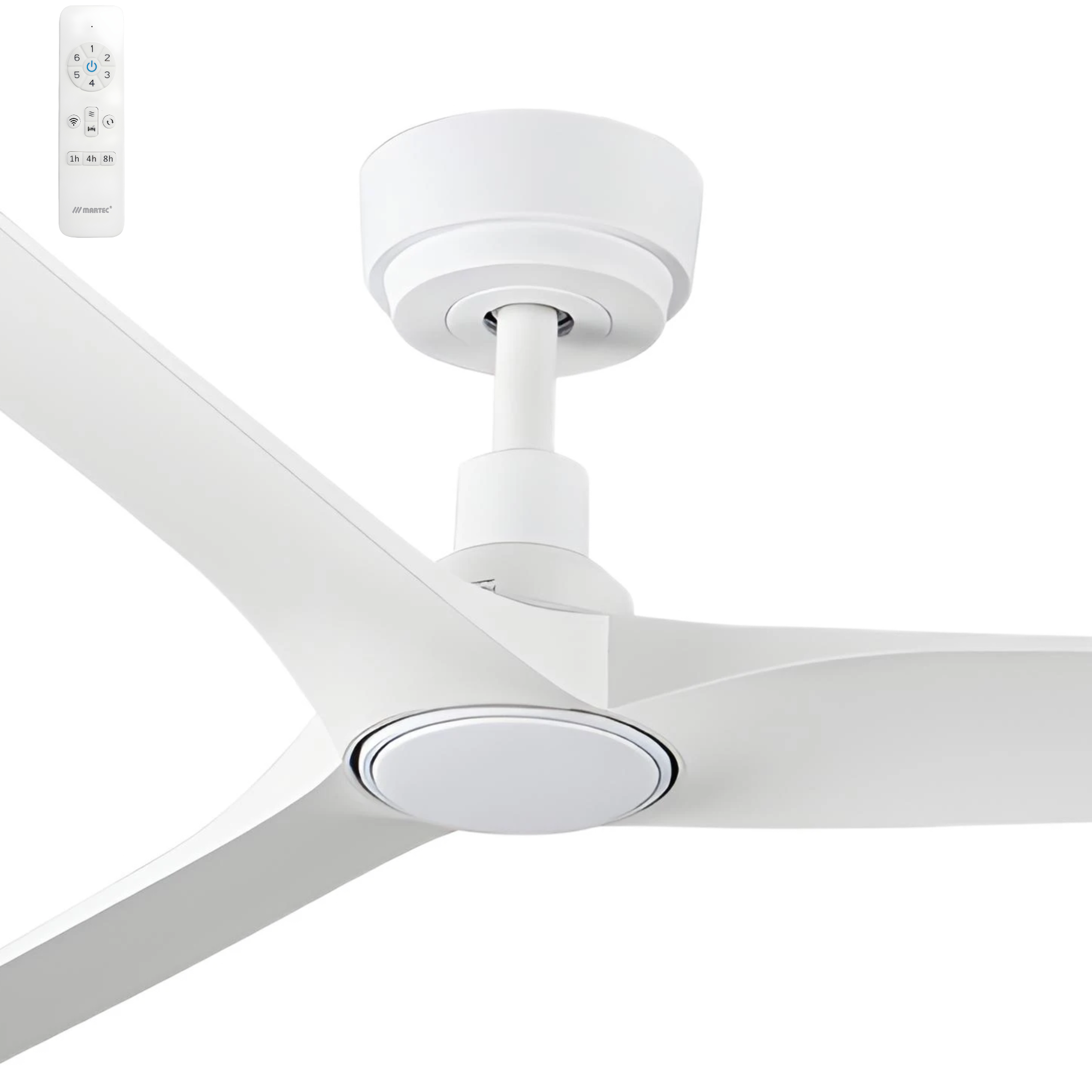 [MCDC133W] Martec Cordoba 52" DC Smart Ceiling Fan with WiFi Remote (white)