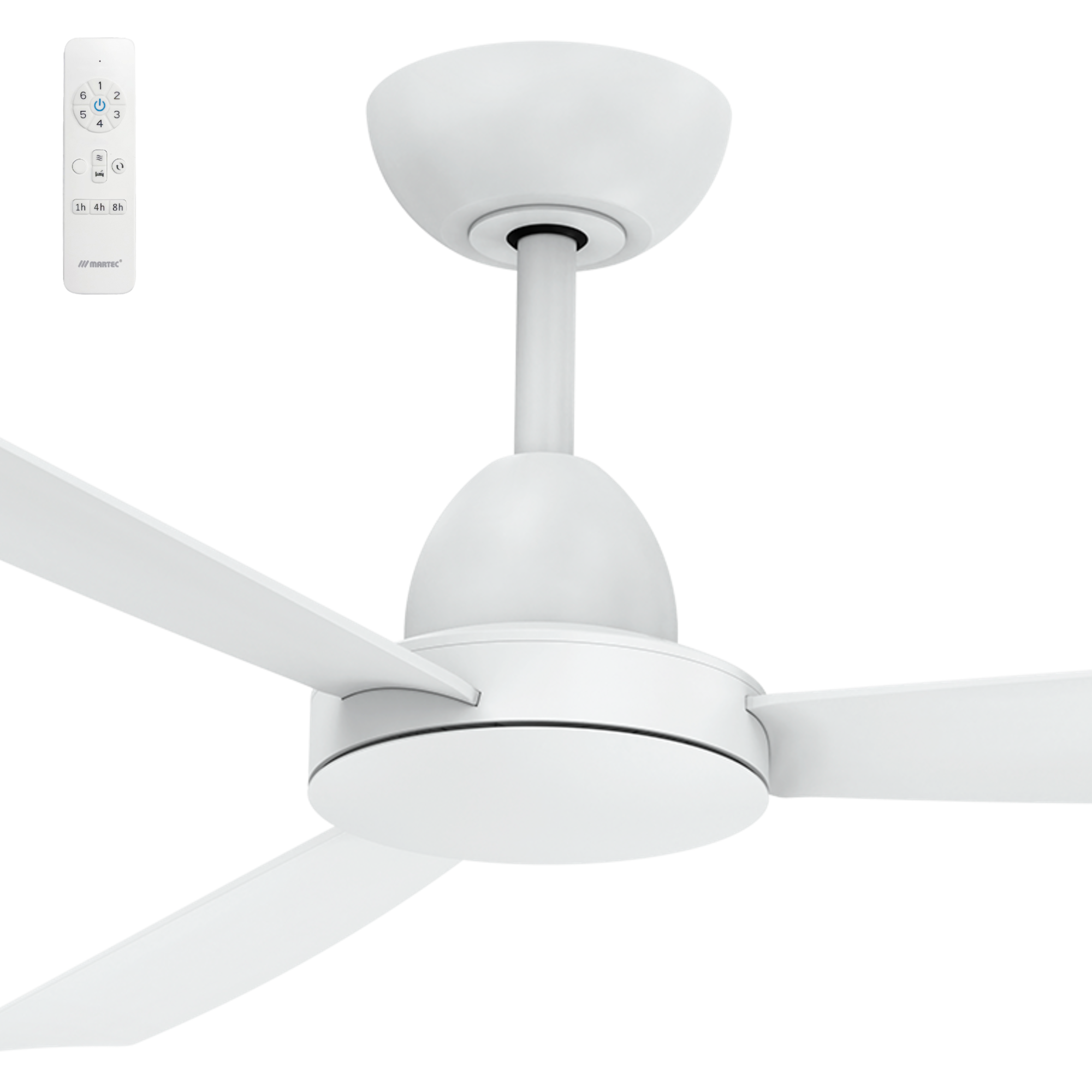 [MZDC123W] Martec Zorro 48" DC Ceiling Fans with Remote Control