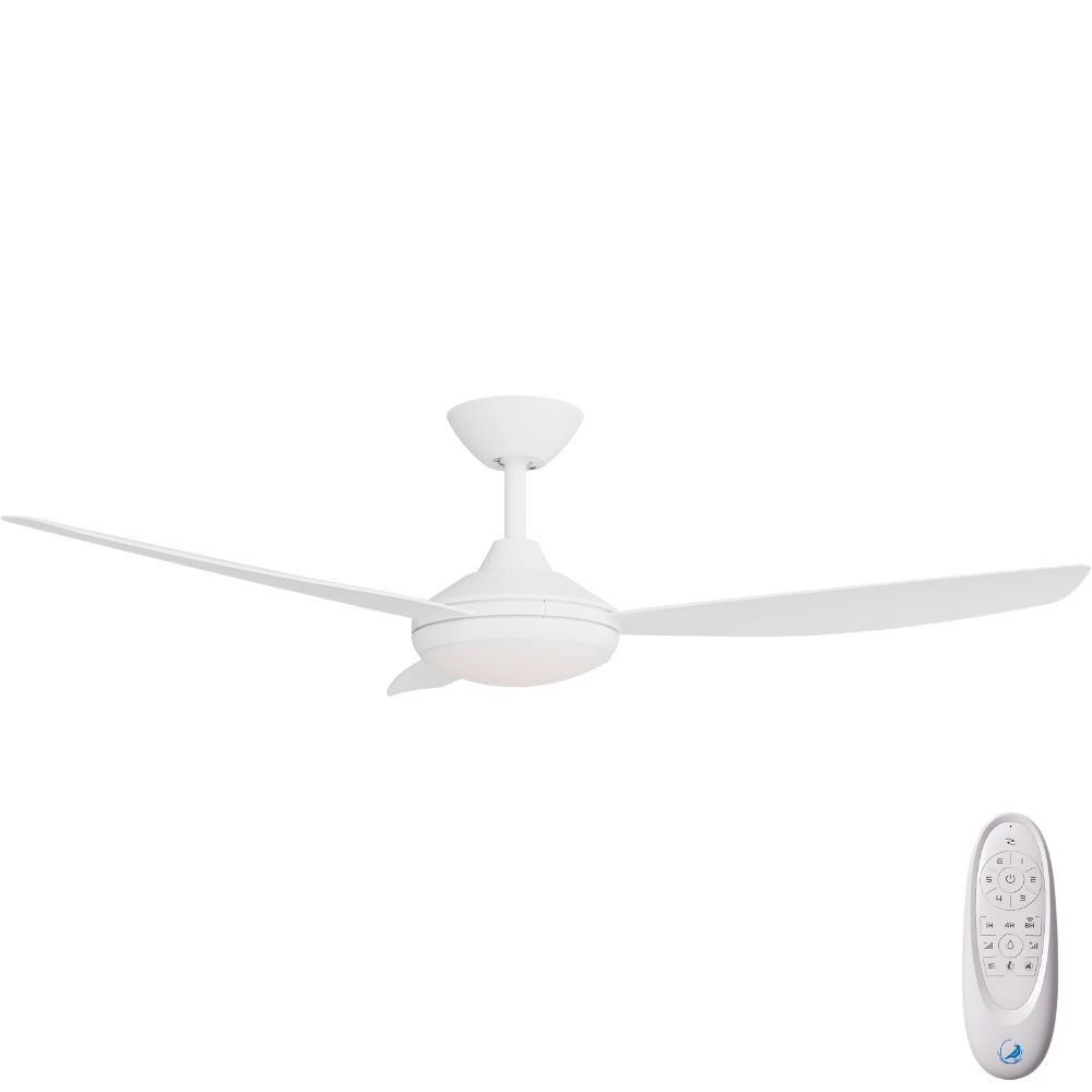 Condor DC SMART Ceiling Fan by Calibo with LED Light – White 52″