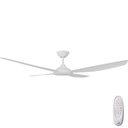 Vanga DC Ceiling Fan by Calibo – White 56″