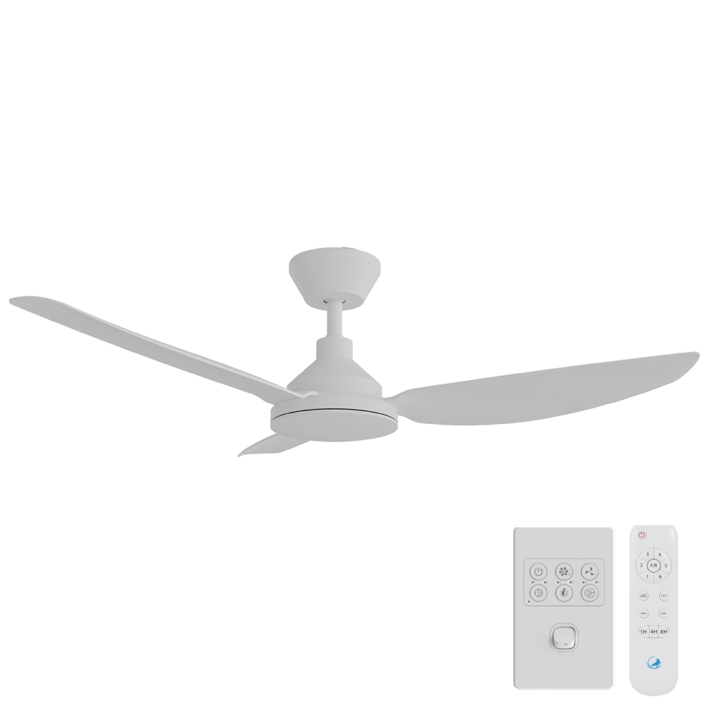[CFADSO12WH] Sora DC Ceiling Fan by Calibo – White 48″