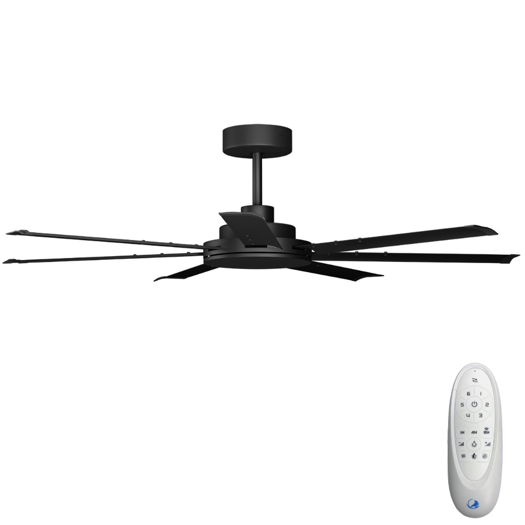 [CFADAS16BL] Alula SMART DC Ceiling Fan by Calibo – Black 60″