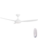 Condor DC Ceiling Fan by Calibo with LED Light – White 56″