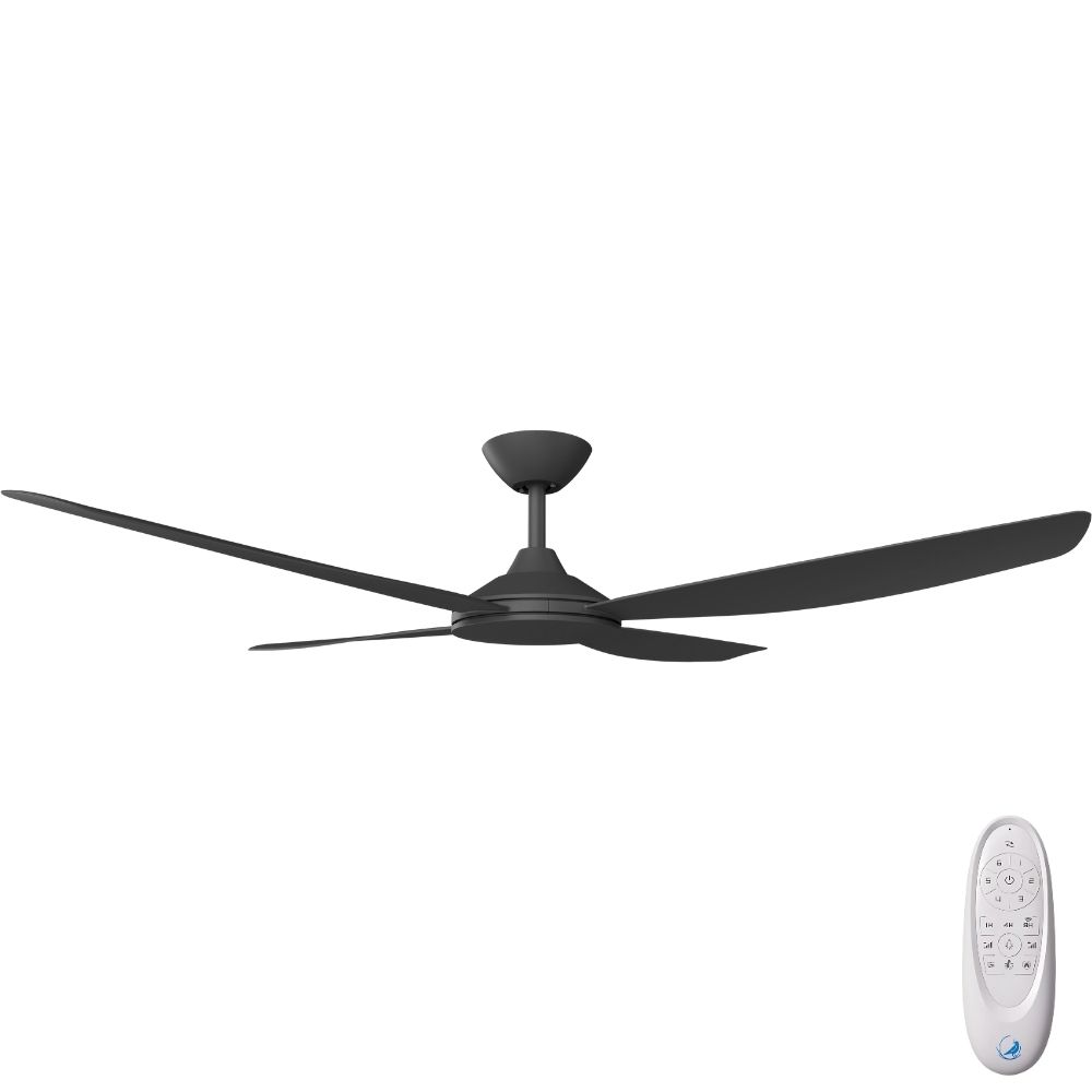 Vanga DC Ceiling Fan by Calibo – Black 56″