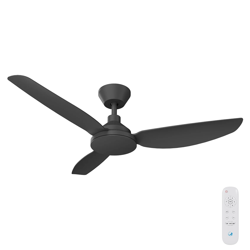 [CFADCL12BL] Clayfield DC Ceiling Fan by Calibo – Black 48″