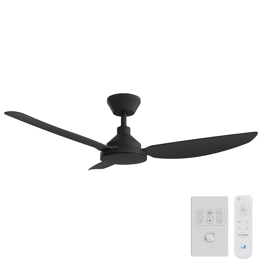 Sora DC Ceiling Fan by Calibo – Black 48″