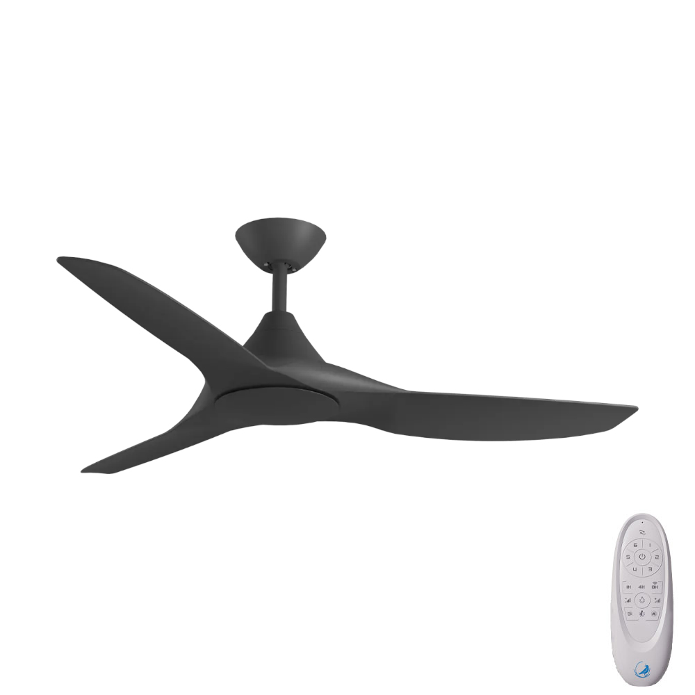 CloudFan SMART DC Ceiling Fan by Calibo – Black 52″