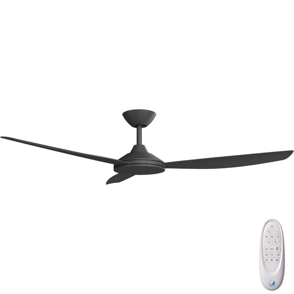 Condor DC Ceiling Fan by Calibo – Black 56″