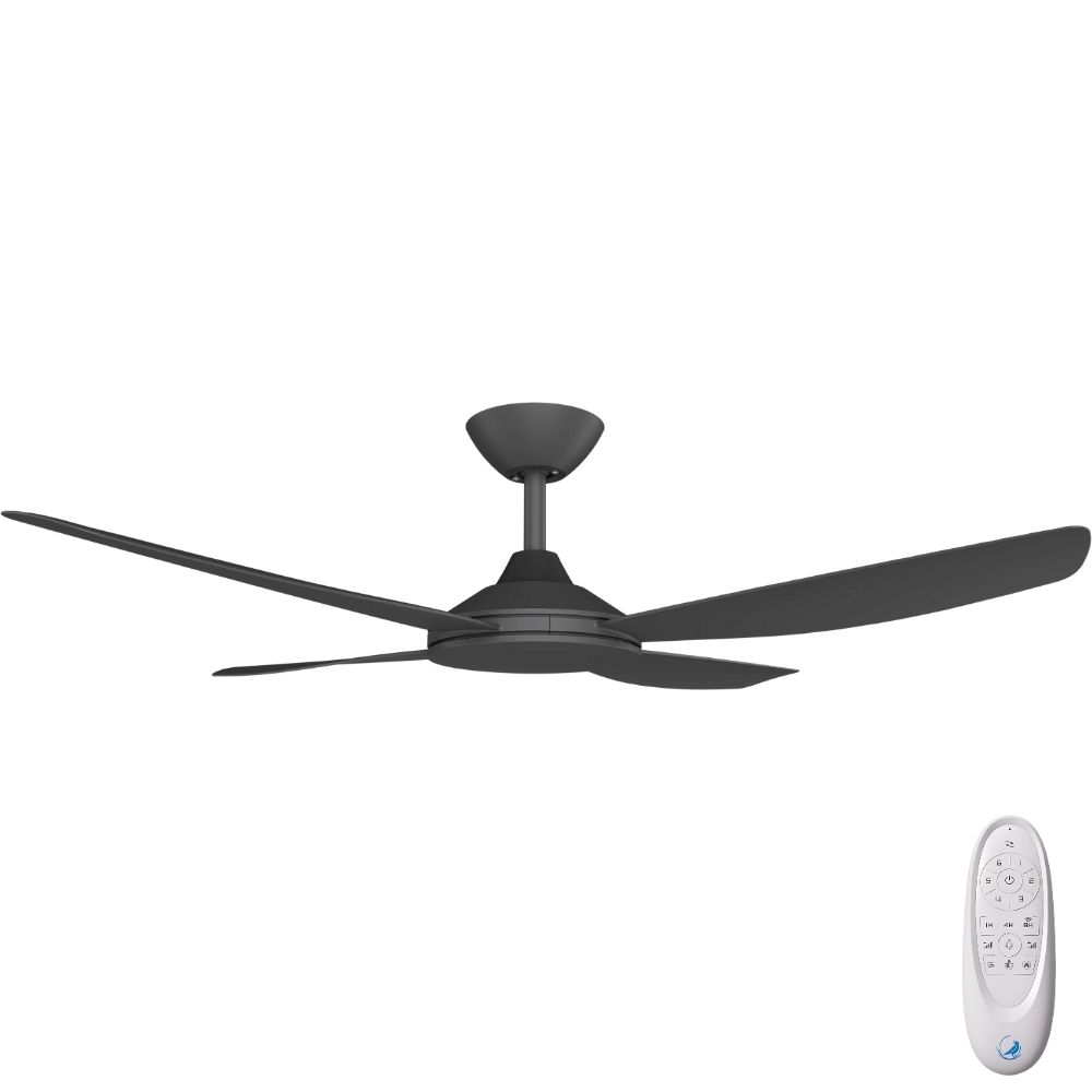 Vanga DC SMART Ceiling Fan by Calibo – Black 48″