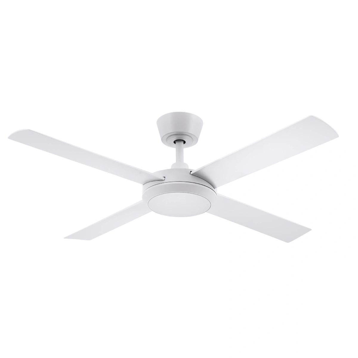 [CFFCES63LWH] Eco Silent Pro DC Ceiling Fan by Fanco with LED Light – White 52″