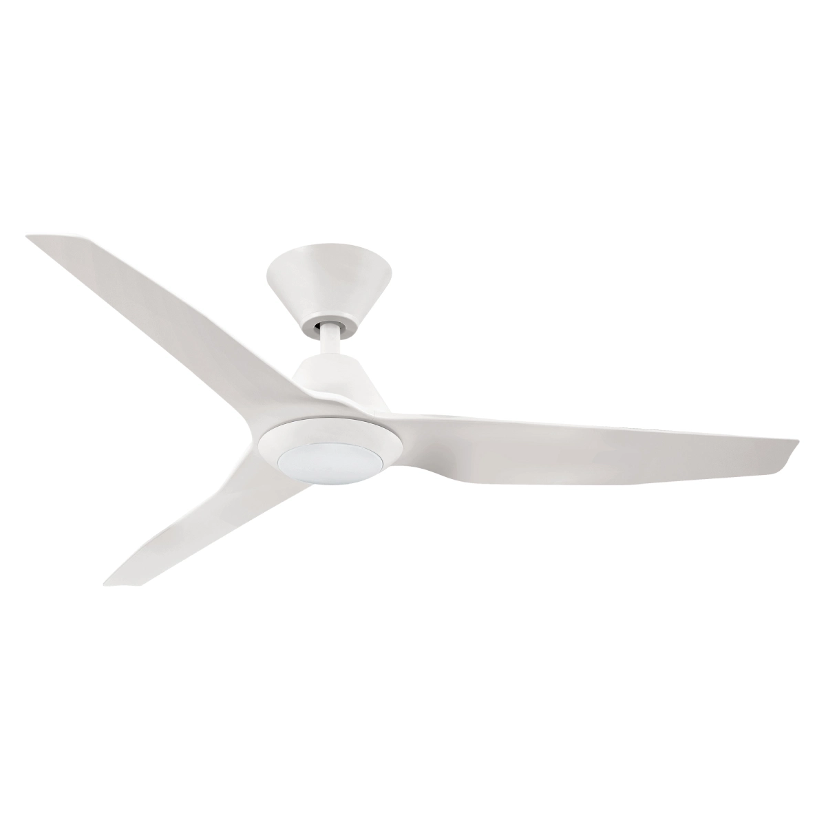 [CFFCINID32LWH] Infinity-iD DC Ceiling Fan by Fanco with LED Light & Remote – White 48″