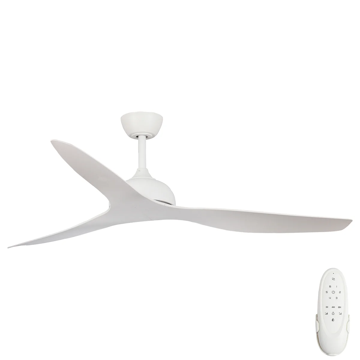 [CFFCTY5WH] Eco Style DC Ceiling Fan by Fanco with Remote – White 60″